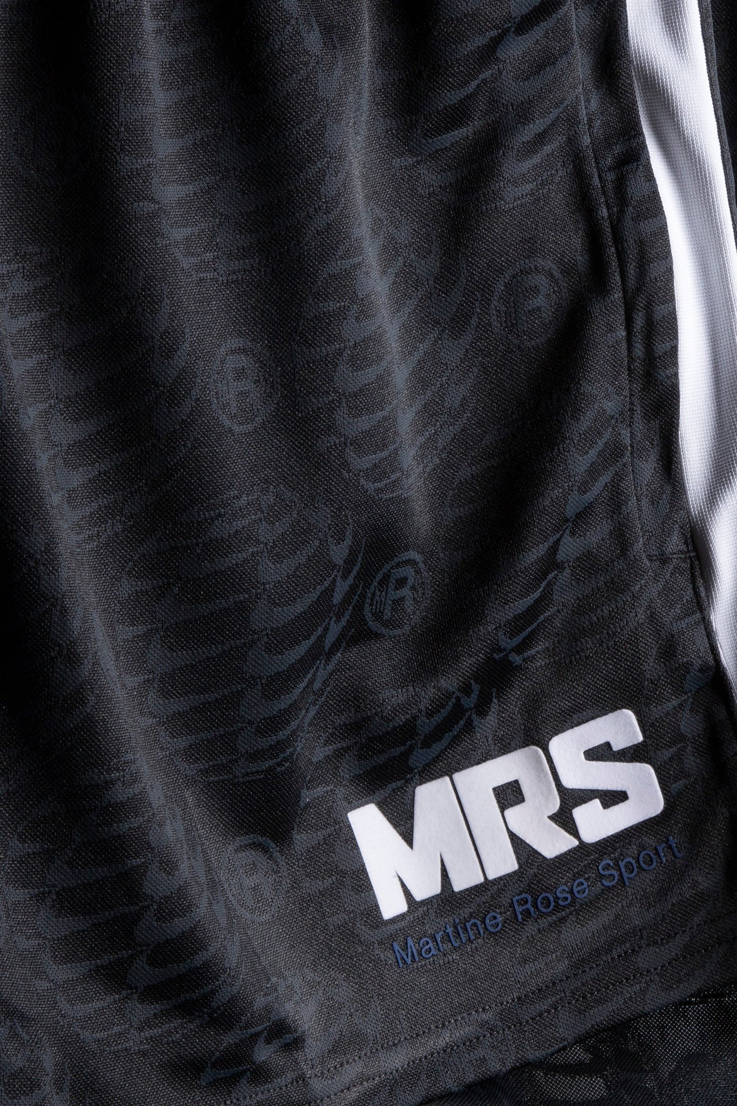 NIKE – MARTINE ROSE FOOTBALL SHORT BLACK/WHITE 4