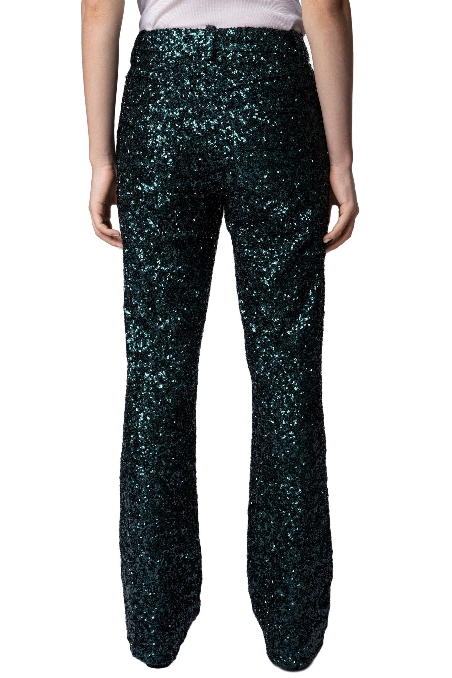 PISTOL SEQUINS PANTS PEACOCK 2