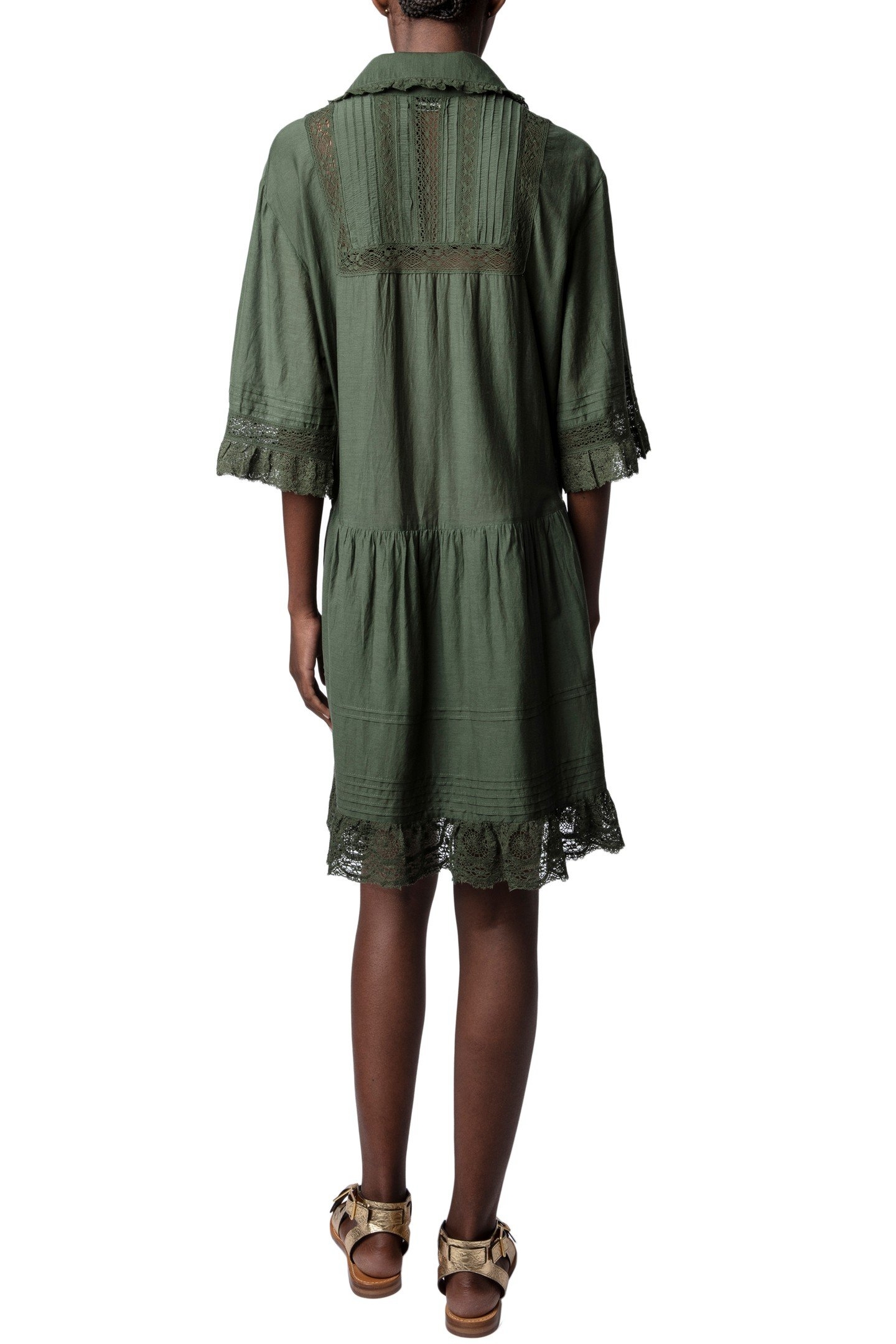 ROSEA TOMBOY DRESS KAKI 6