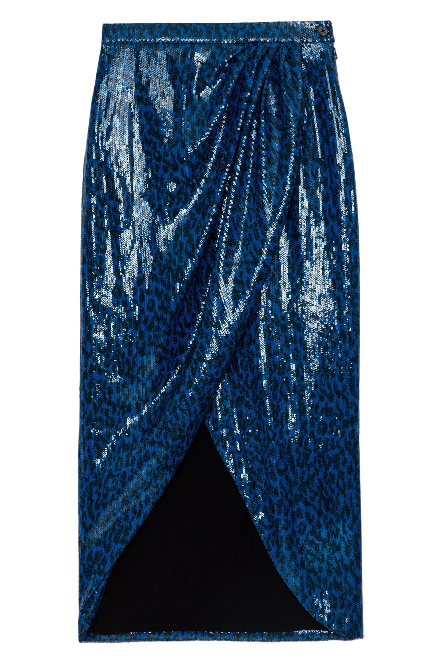 JAMELIA SEQUINS LEO SKIRT AZUR 4