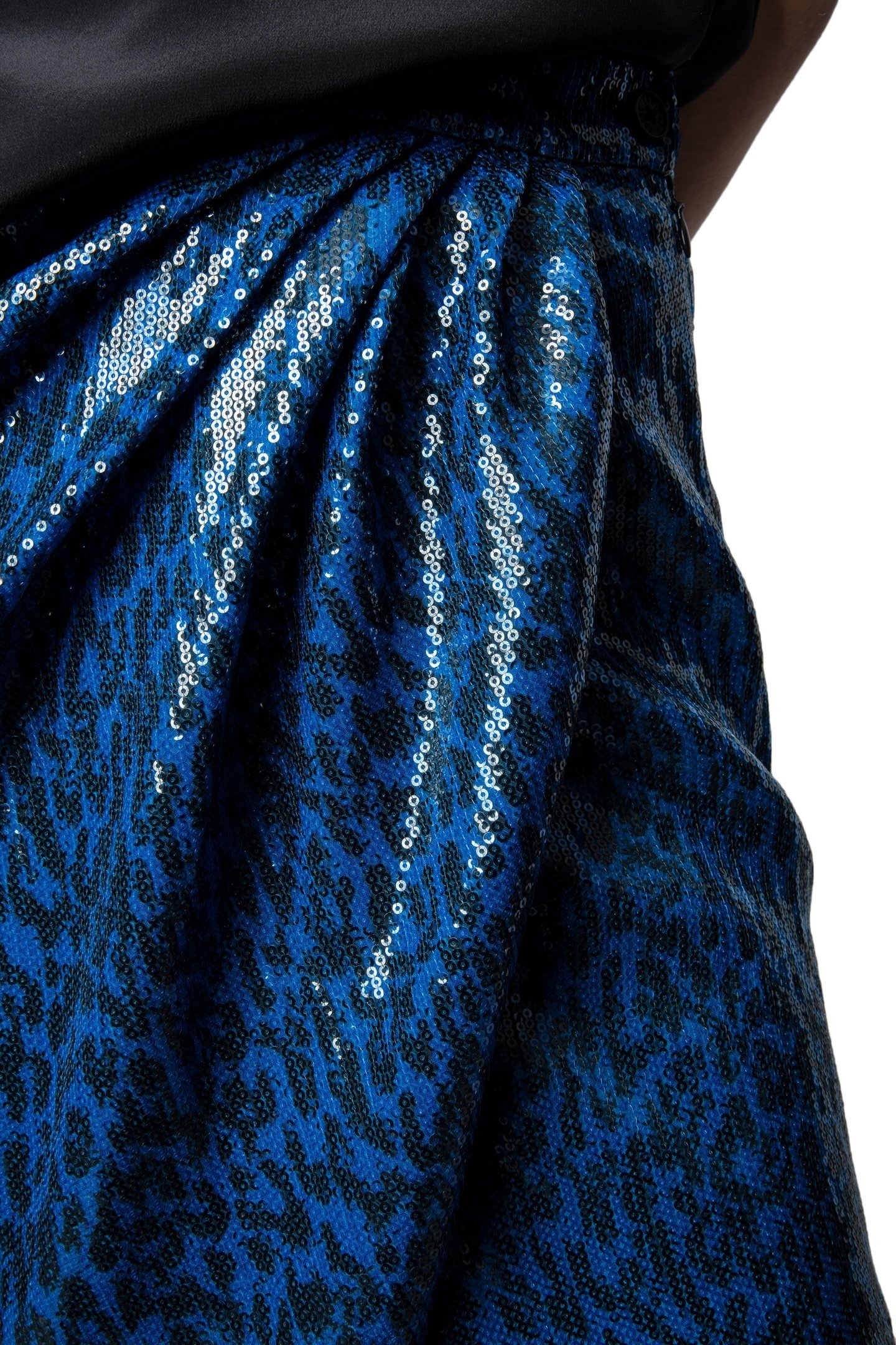 JAMELIA SEQUINS LEO SKIRT AZUR 7