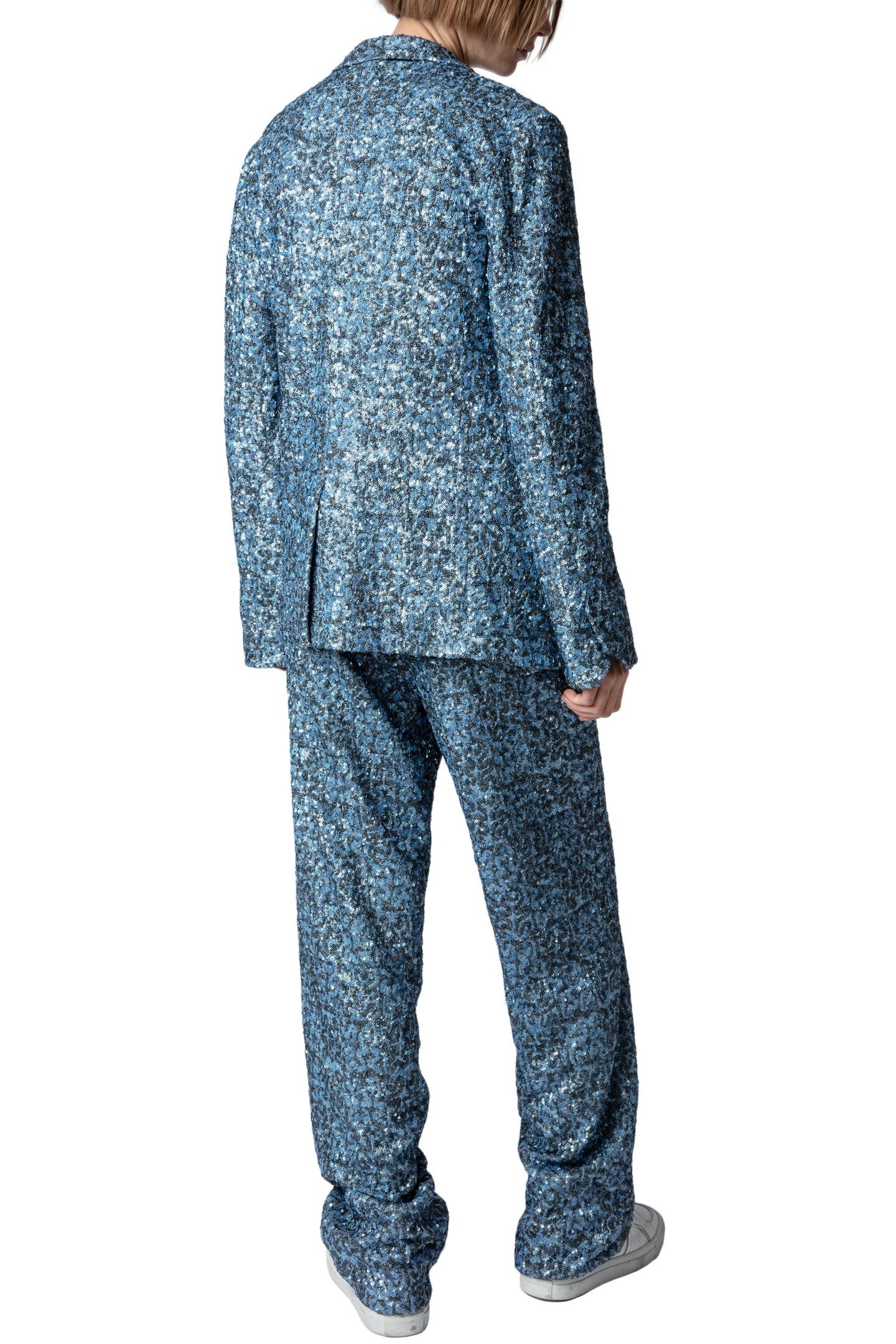 VANILLE SEQUINS OVERSIZED BLAZER DENIM 7