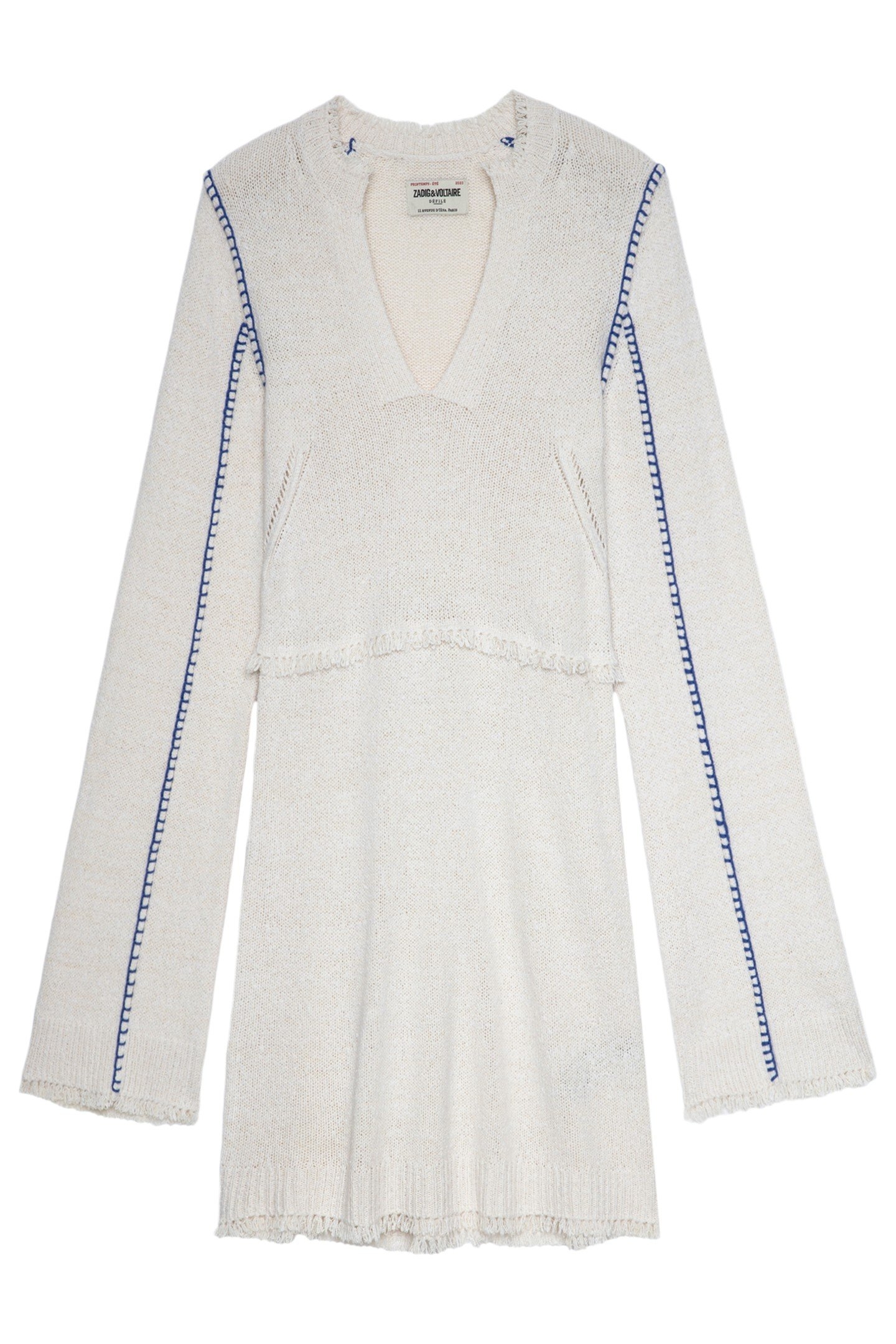 HIKO SILK DRESS ECRU 4