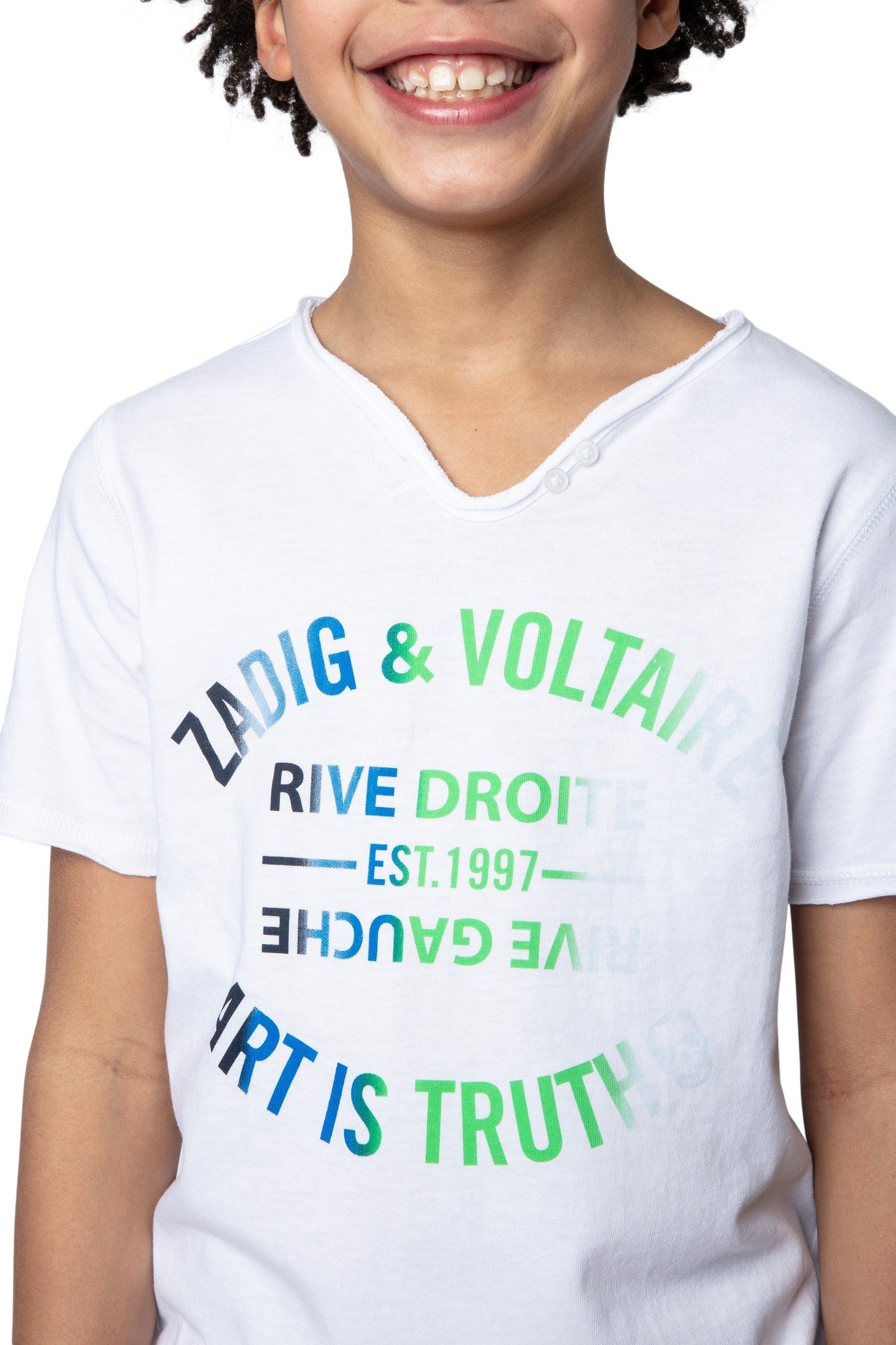 BOKER BOYS SHORT SLEEVES NAVY/WHITE 7