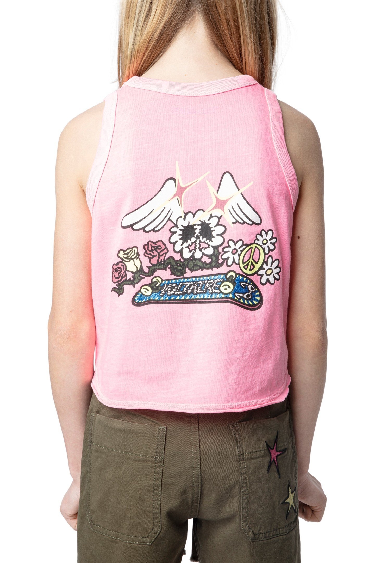 DEBBIE GIRL TANK TOP ROSE 2