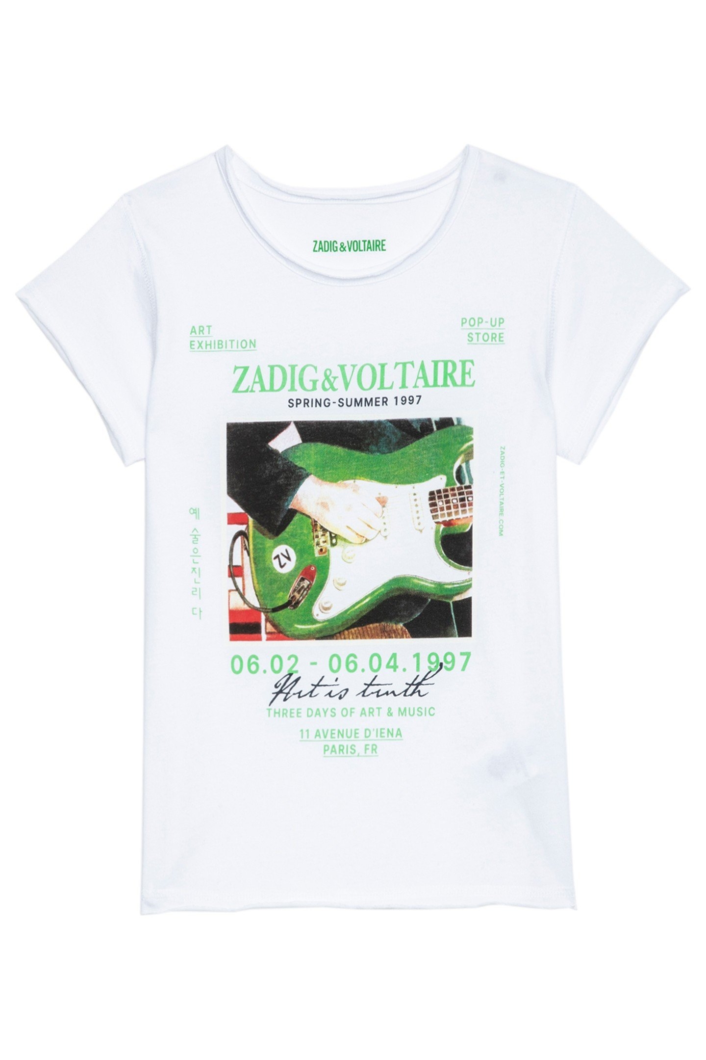 AMBER GIRL T-SHIRT BLANC 4