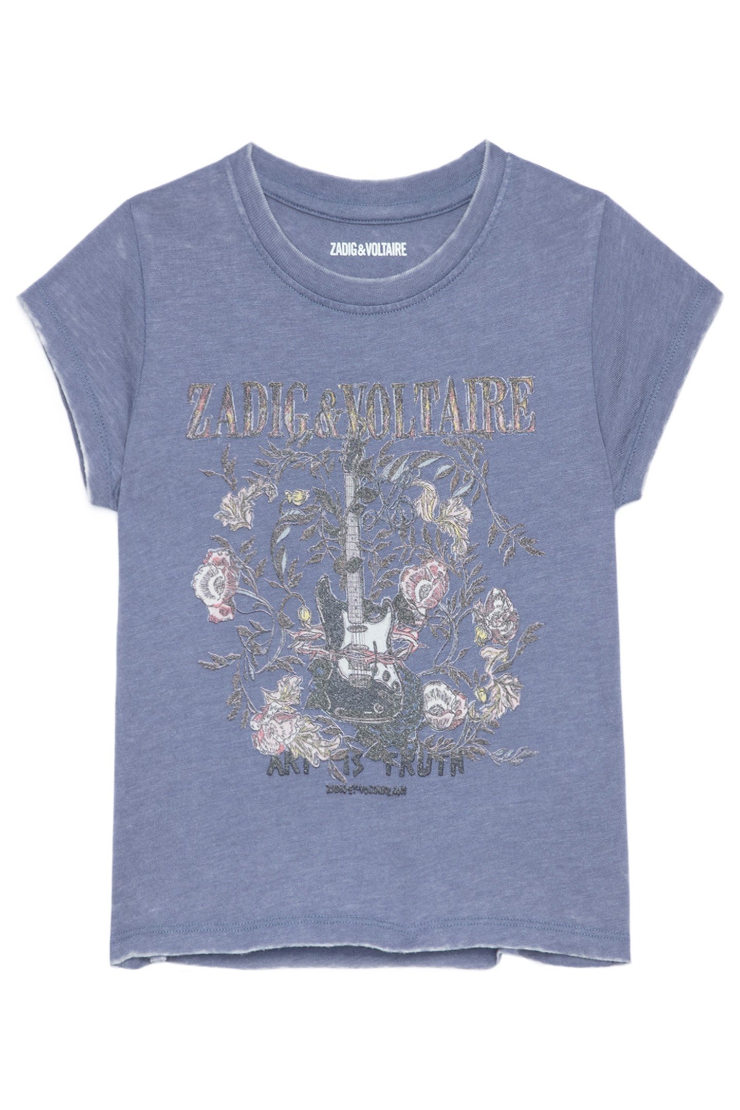 NIELS GIRL T-SHIRT BLUE DE GRIS 4