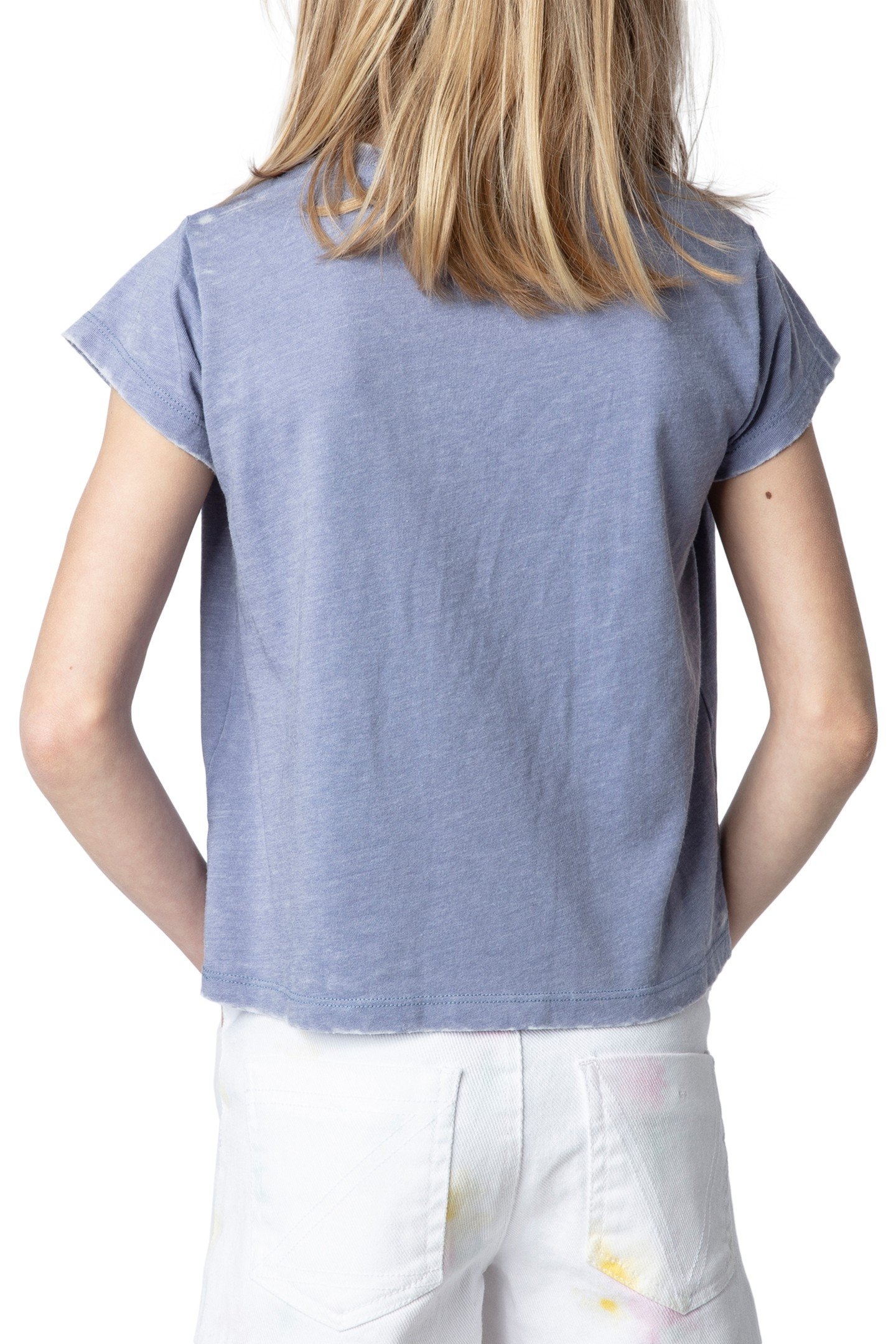 NIELS GIRL T-SHIRT BLUE DE GRIS 6