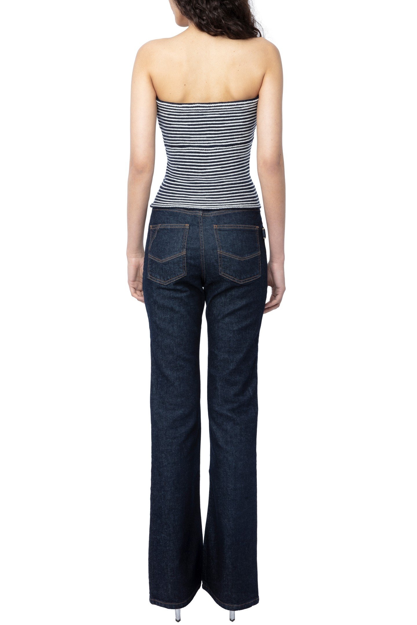 TWISTA WOOL BUSTIER TOP ENCRE 5