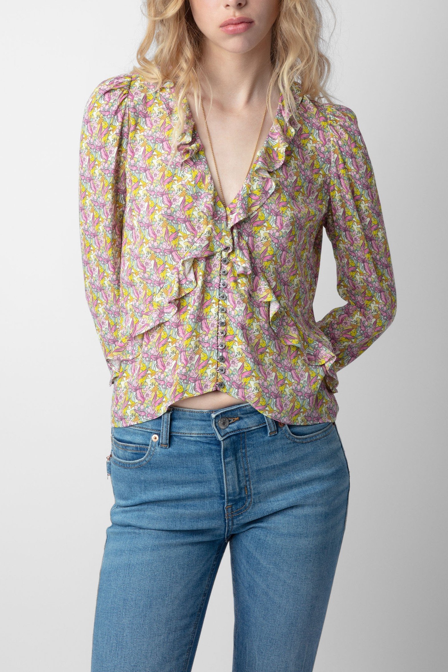 TRESSE CREPE LIBERTY WINGS BLOUSE SUN 1