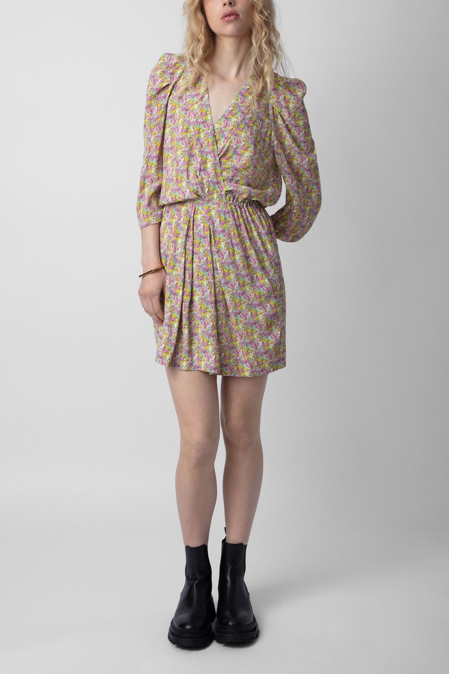 RUZ CREPE LIBERTY WINGS DRESS SUN 1