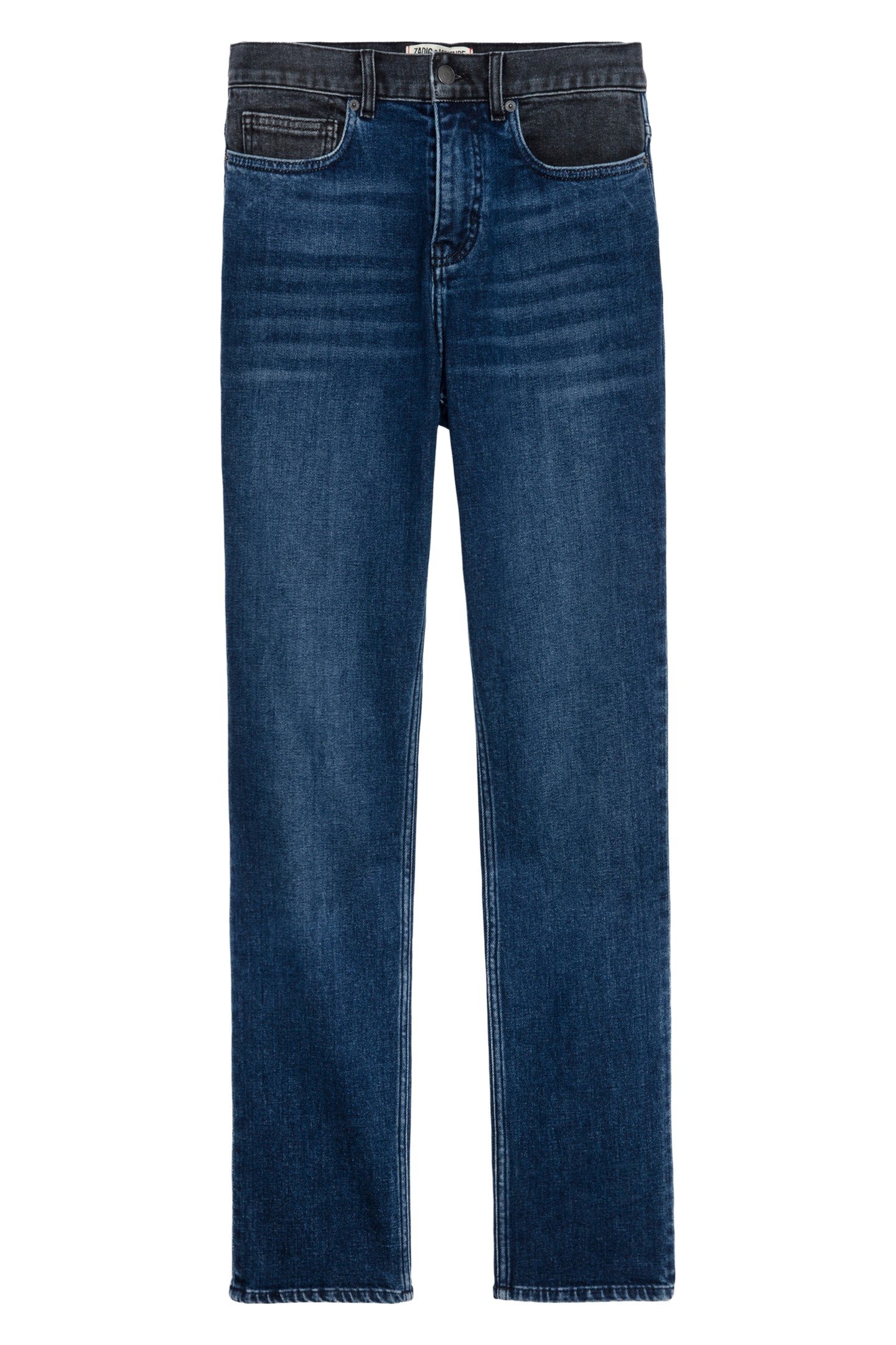 UNISEX STEEVE DENIM ECO BIKER PATCH MEDIUM BLUE 1