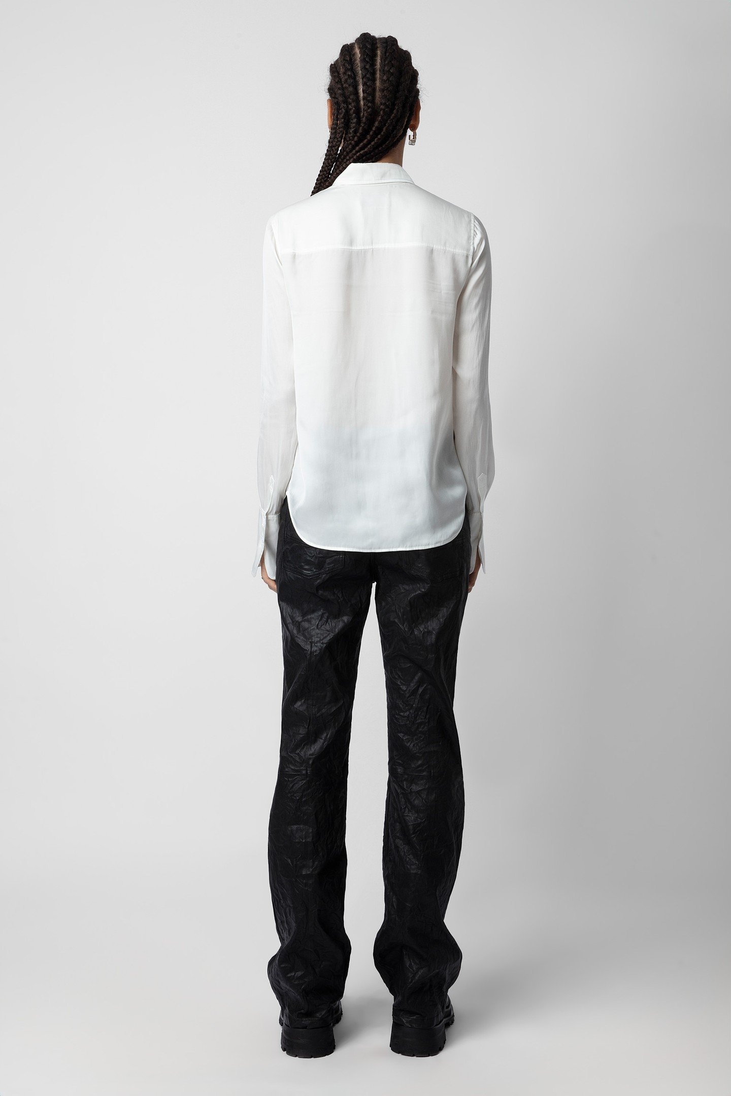 TASKO SATIN BUTTON DOWN SHIRT JUDO 3