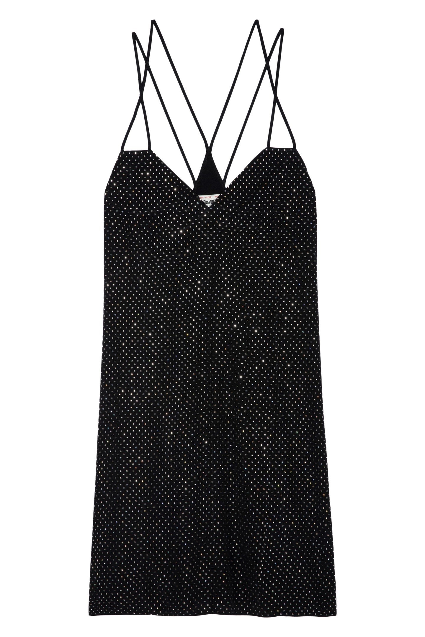 ROHANA STRASS DRESS NOIR 5