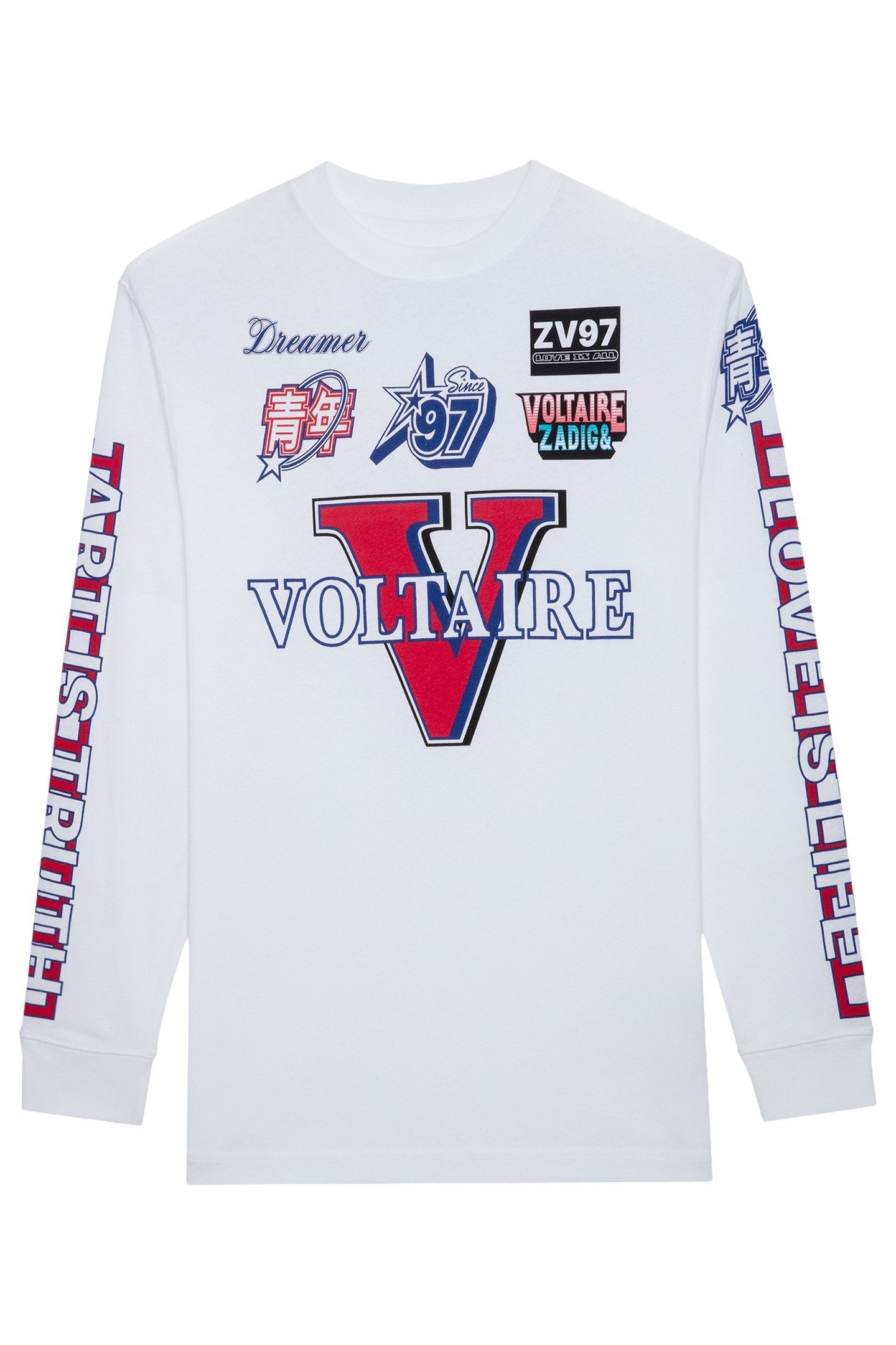 UNISEX NOANE VOLTAIRE MULTIBADGE BLANC 1