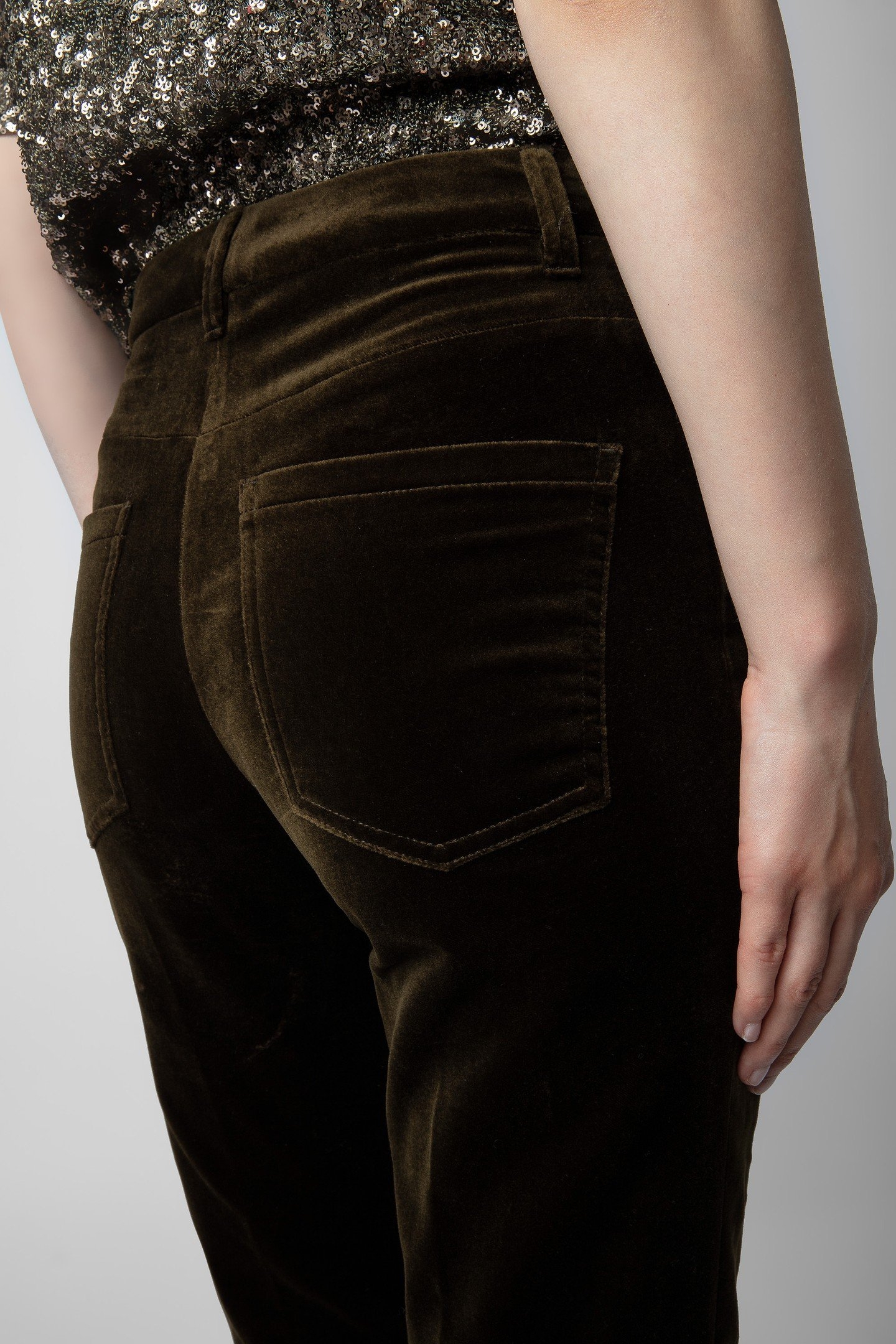 PISTOL VELVET PANTS KAKI 5