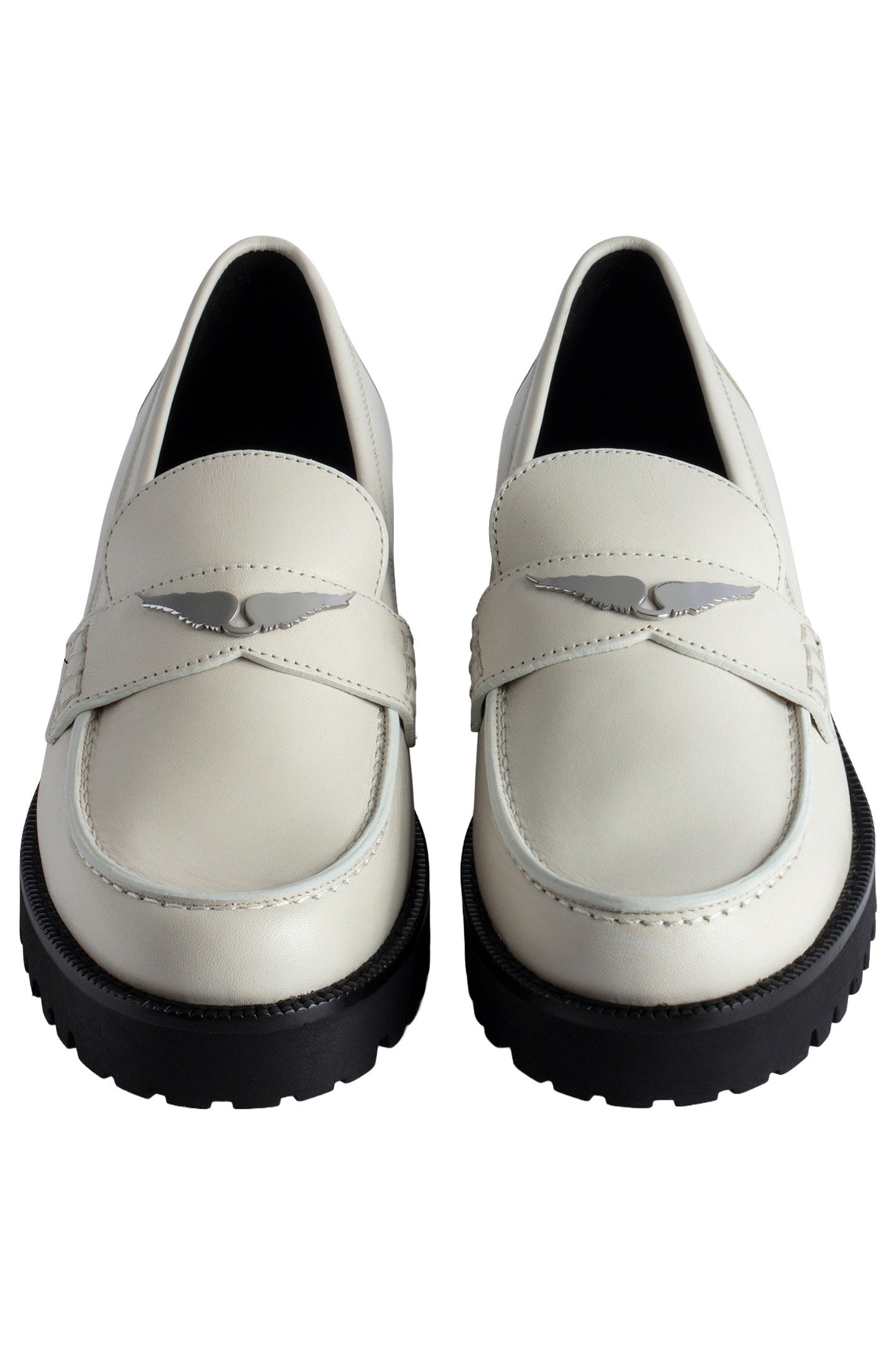JOECASSIN SEMY-SHINY CALFSKIN LOAFERS ICE 2