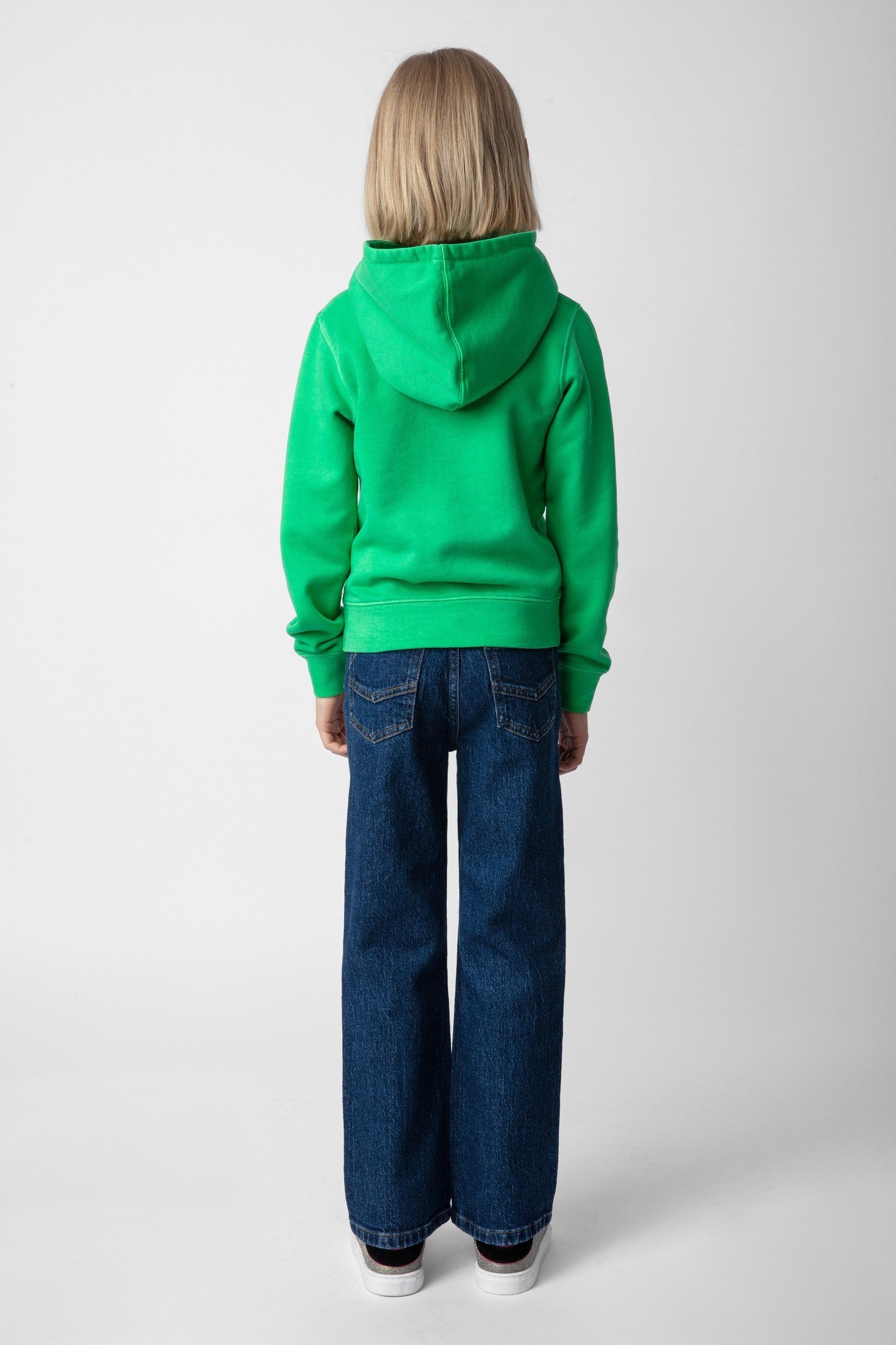 SPENCER GIRLS HOODIE VERT 3