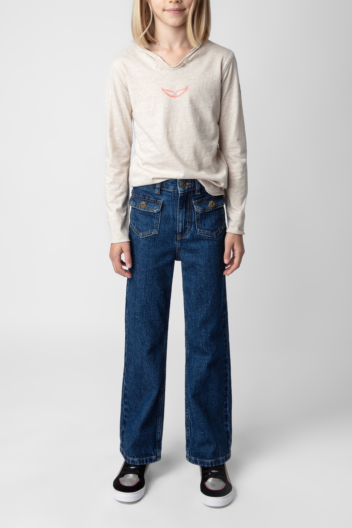 BOXO GIRLS LONG SLEEVES BEIGE 3