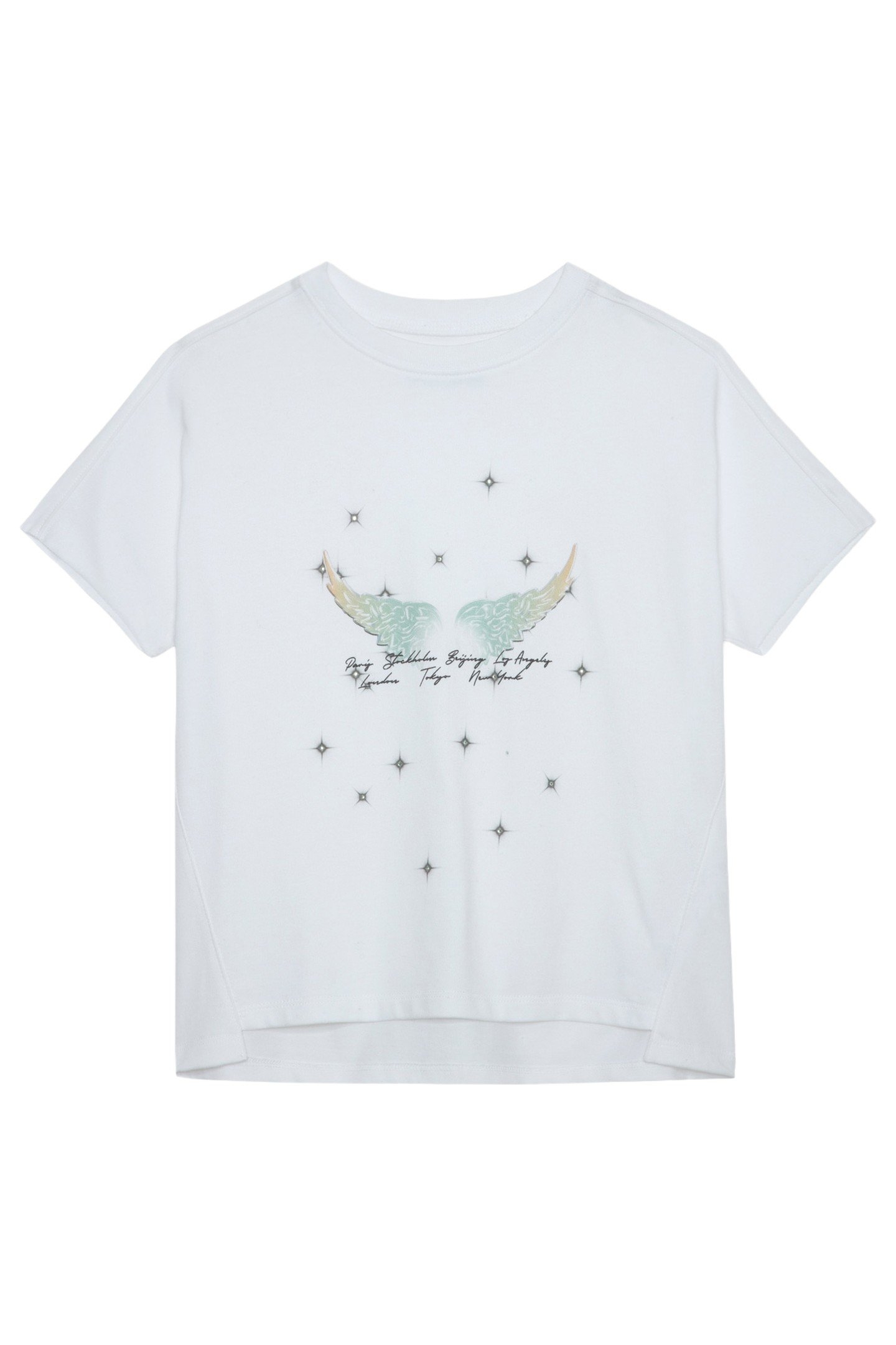 PORTER GIRLS T-SHIRT BLANC 5