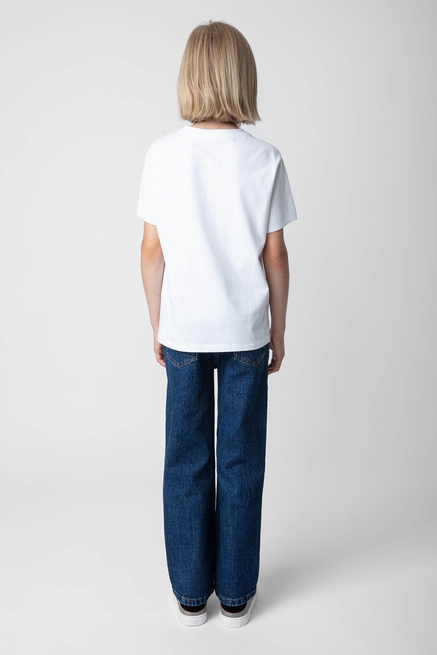 PORTER GIRLS T-SHIRT BLANC 3