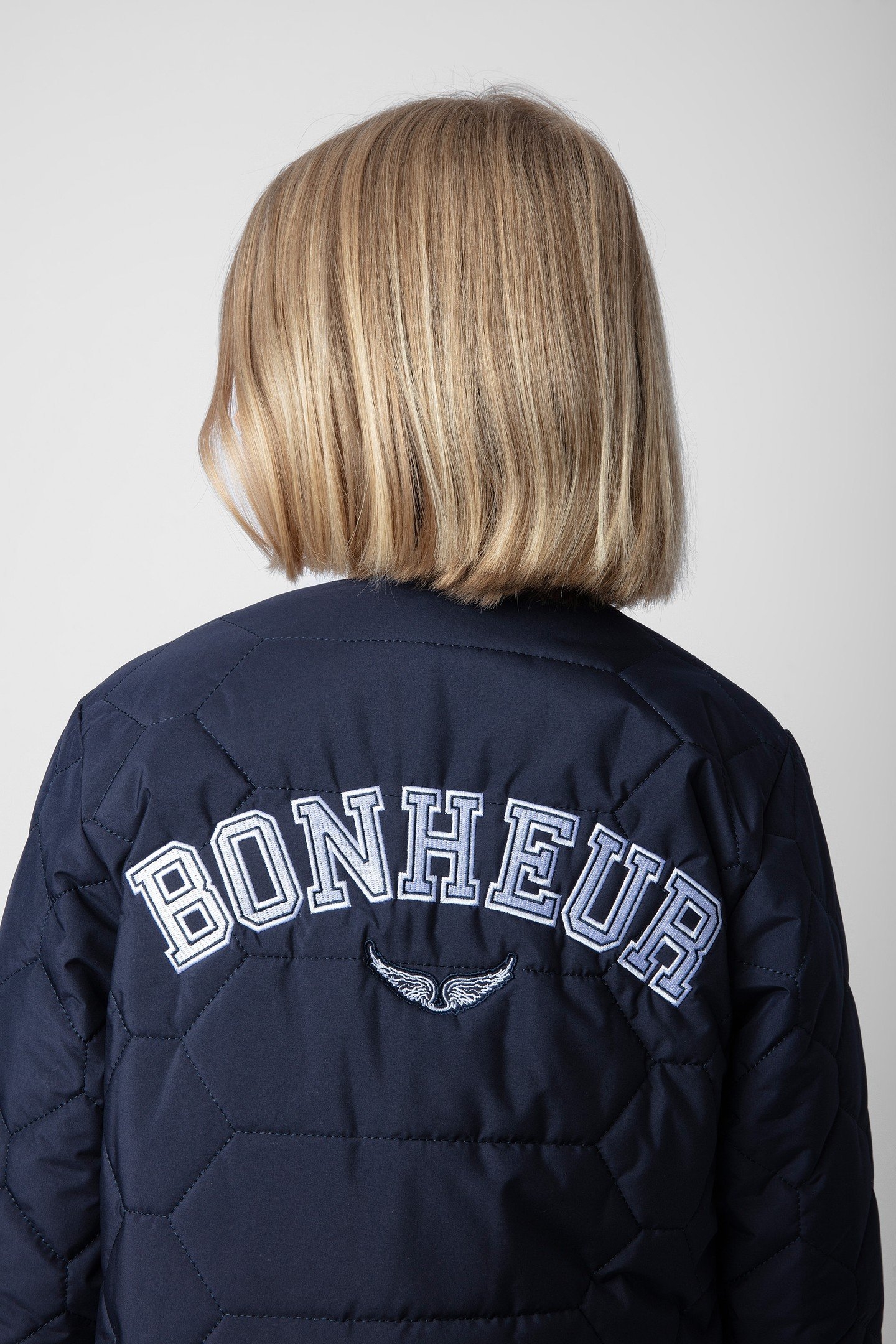 CLIDE GIRLS JACKET DARK BLUE 6