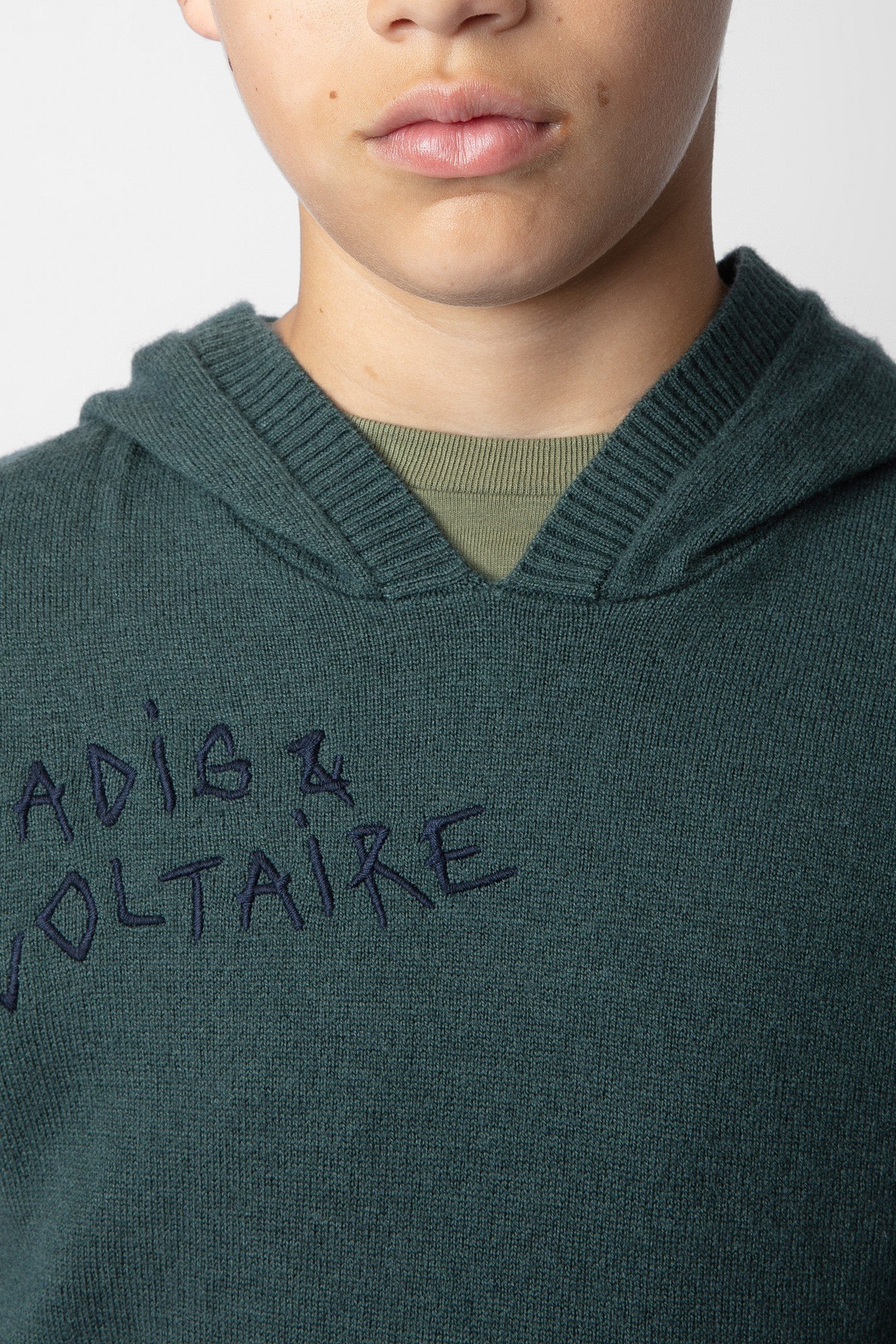 ANDY BOYS HOODIE SWEATER DARK GREEN 5