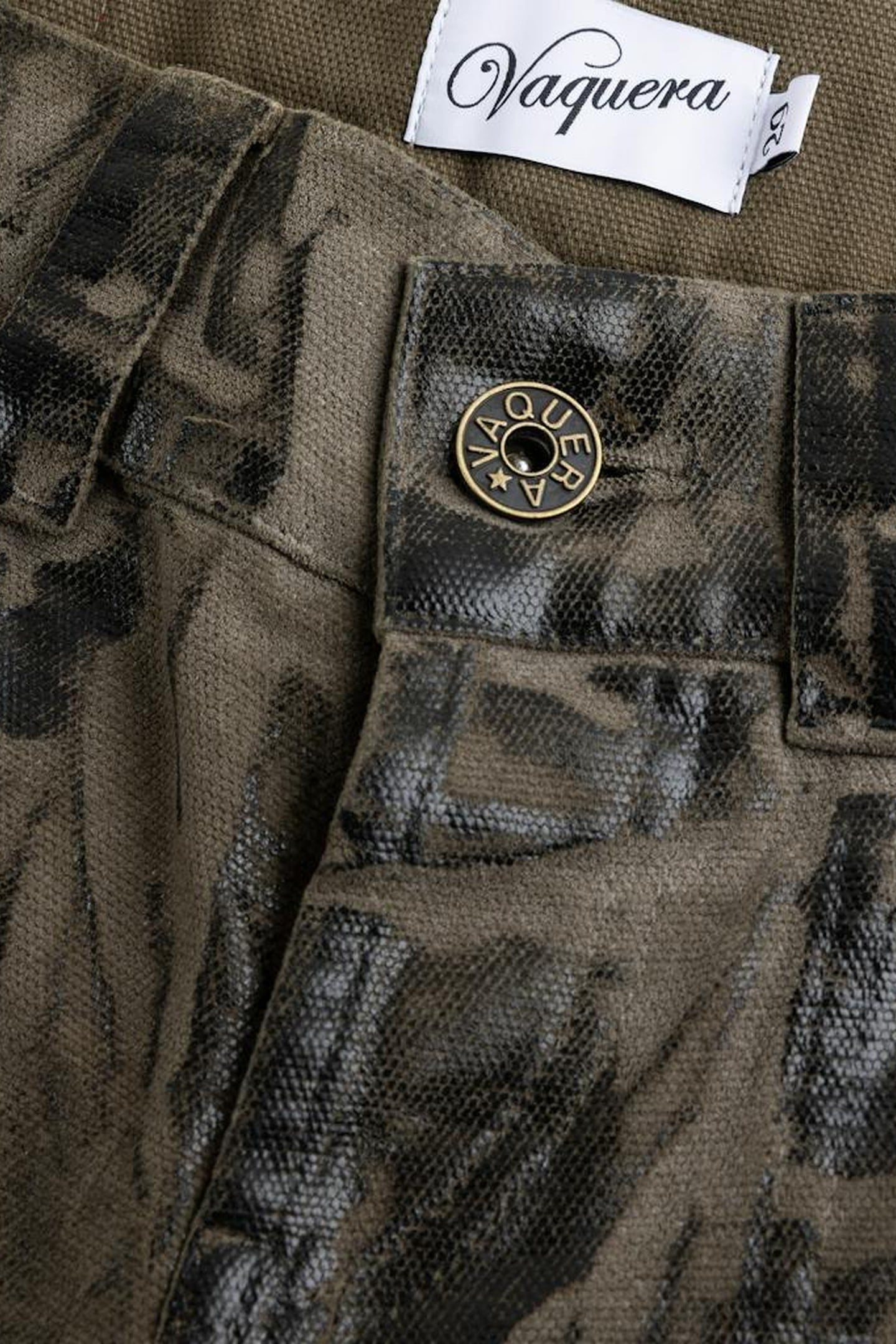 VAQUERA – WOMEN COATED SHORTS BROWN 3