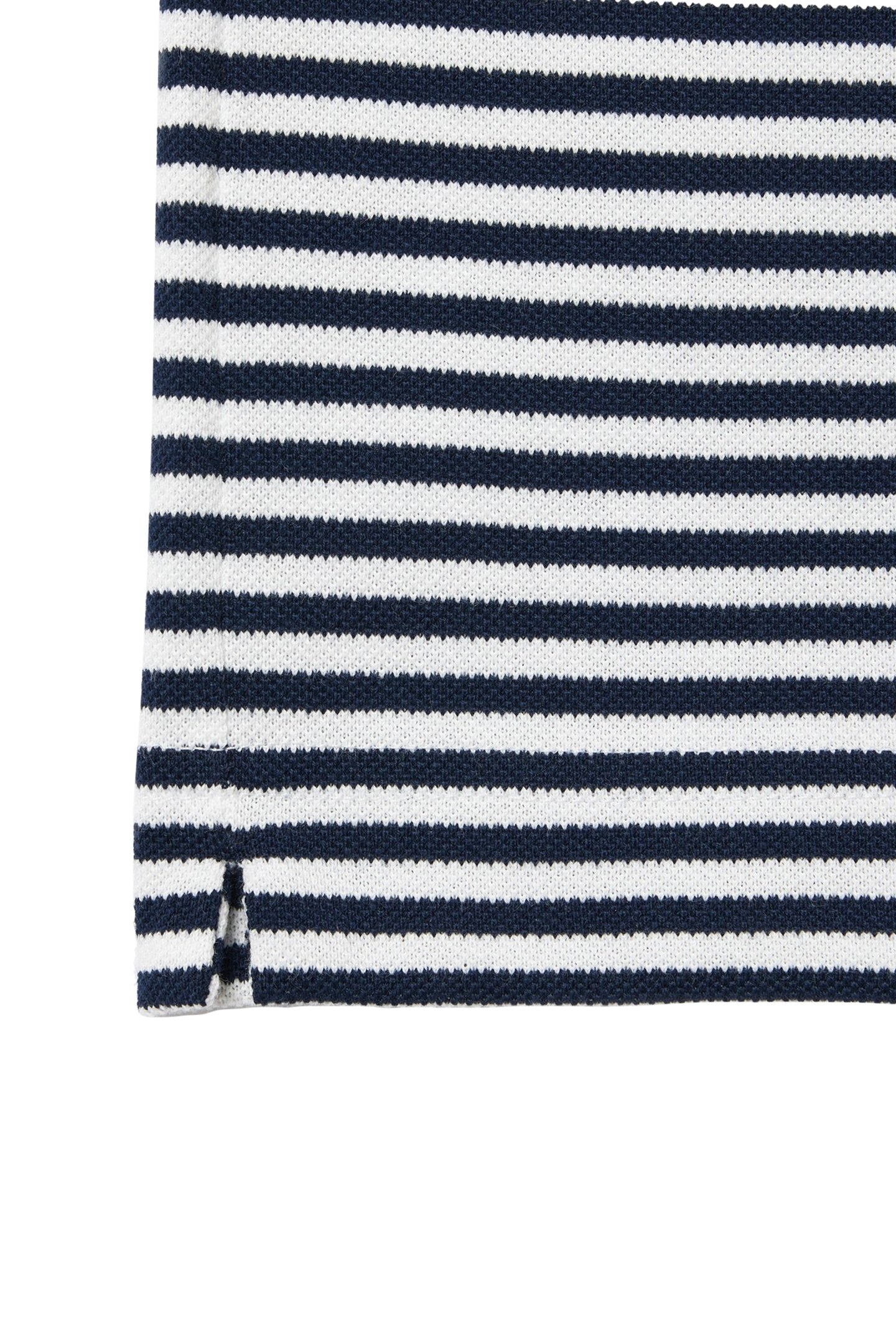 SHORTSLEEVE POLO WHITE/NAVY BLUE 7