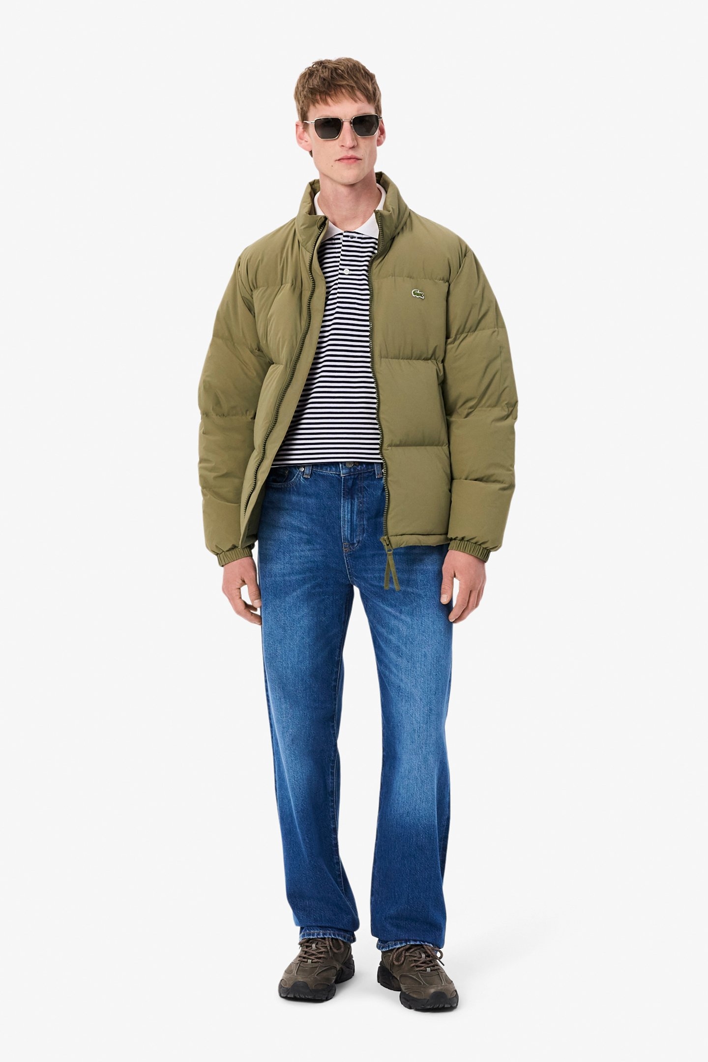 SHORTSLEEVE POLO WHITE/NAVY BLUE 4