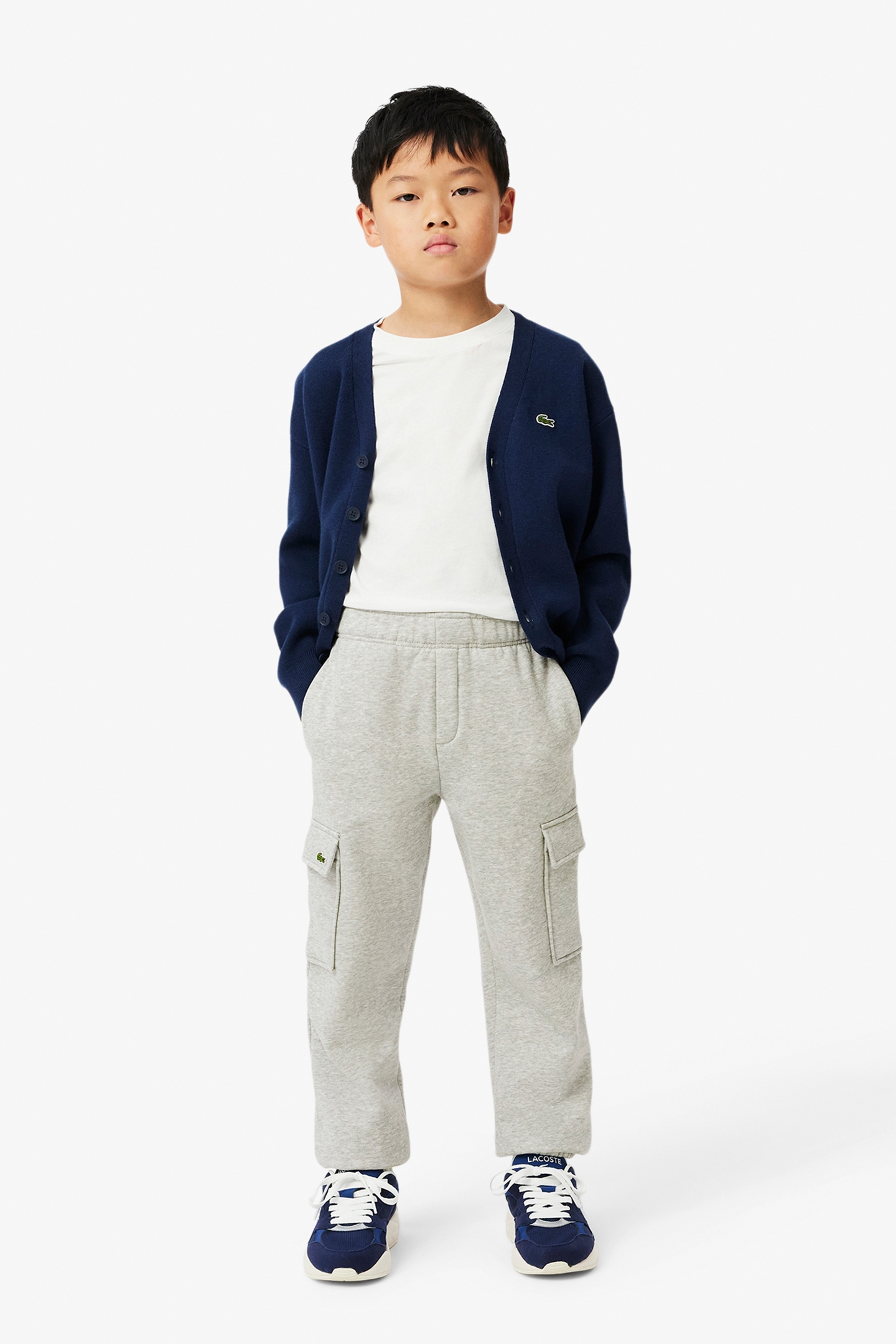 CHILDREN TRACKSUIT TROUSER SILVER CHINE 6