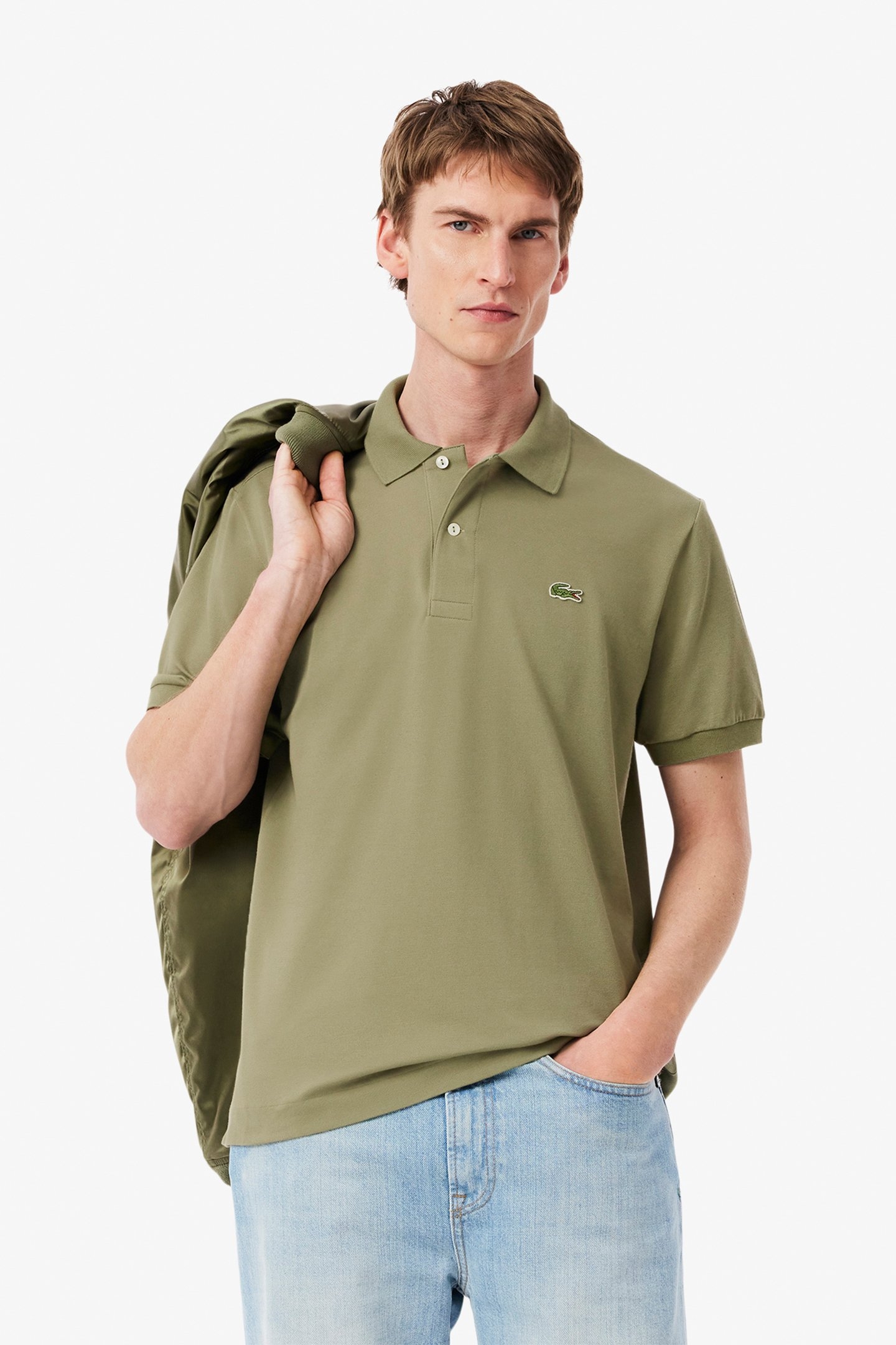SHORTSLEEVE POLO KHAKI 1