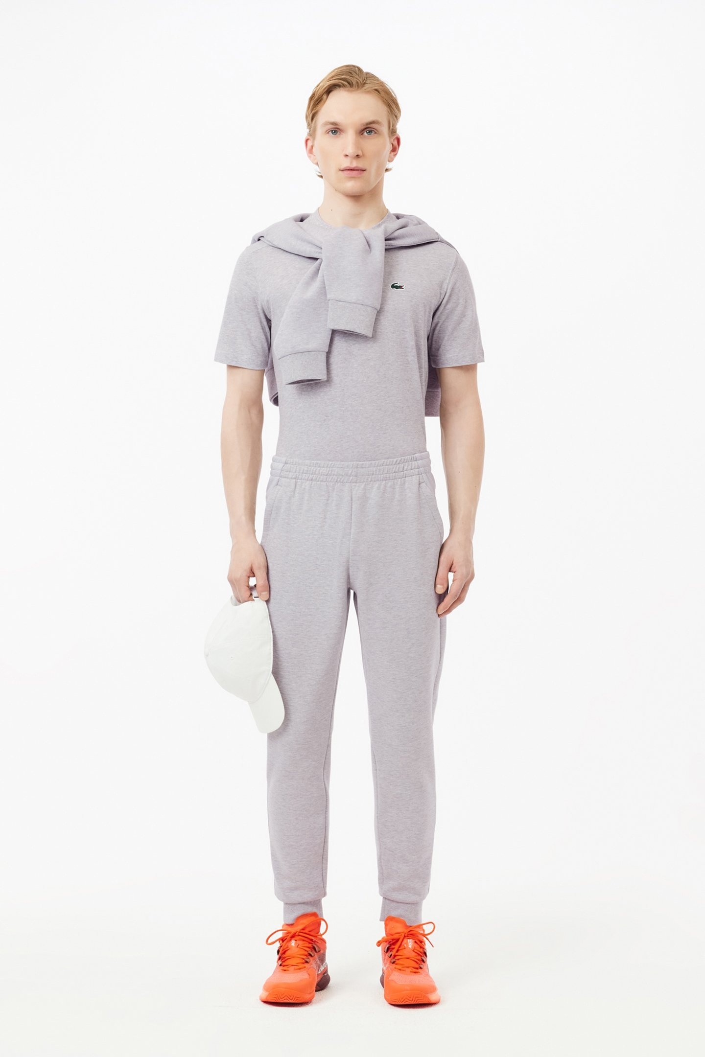 TRACKSUIT TROUSERS SILVER CHINE/ELEPHANT GREY 1