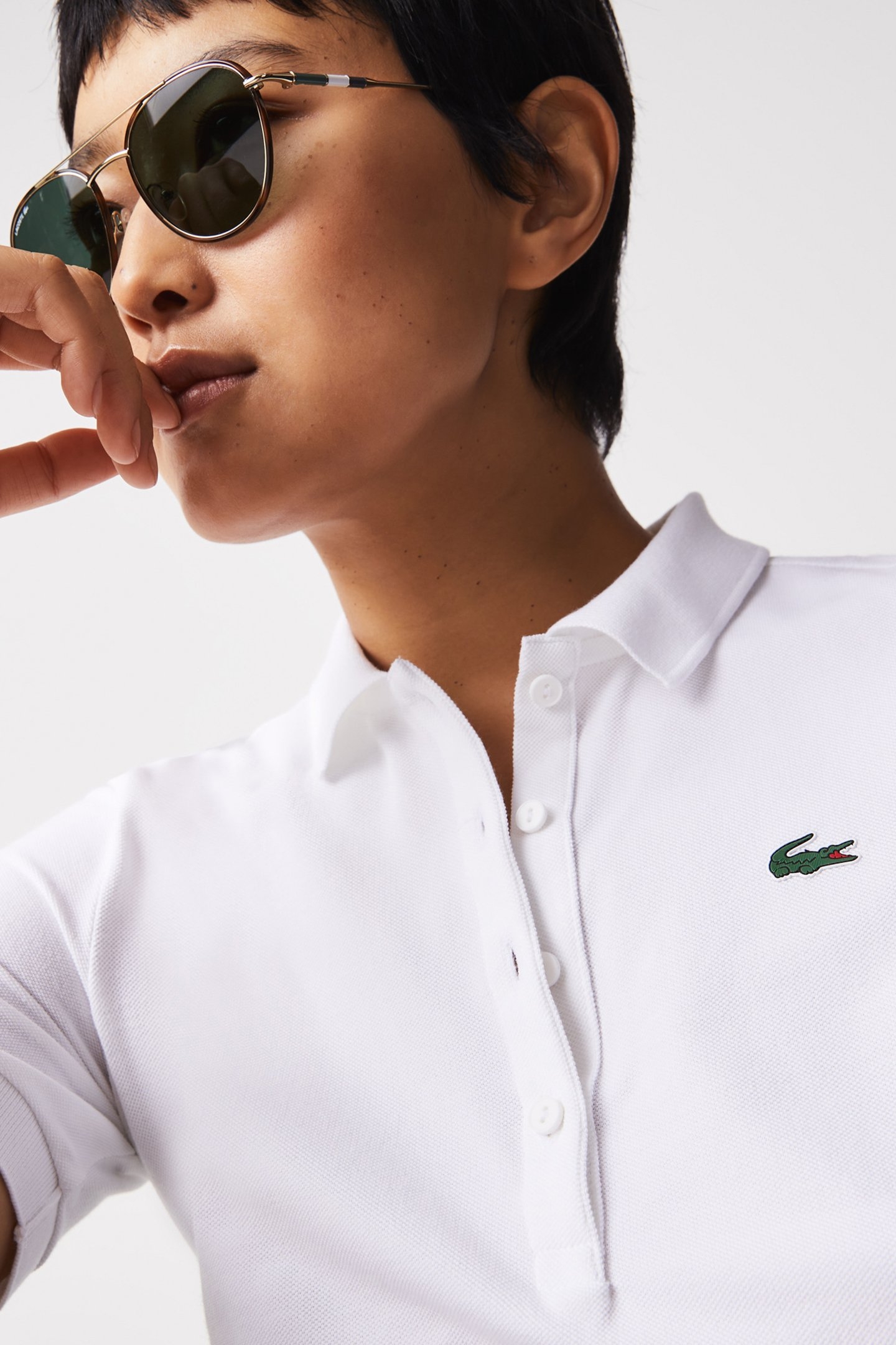 SHORTSLEEVE POLO WHITE/WHITE 5