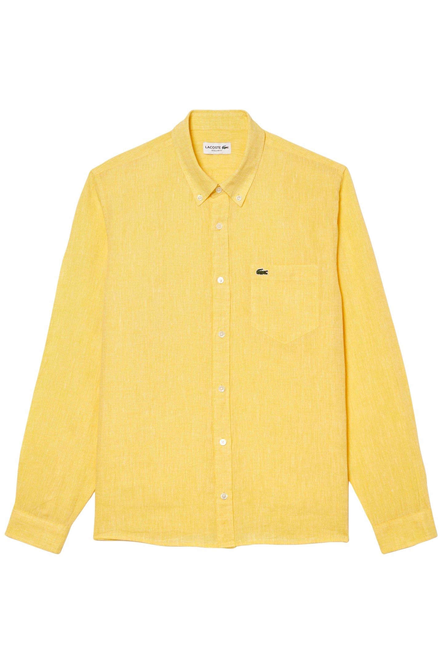 LONGSLEEVE WOVEN SHIRT YELLOW 4
