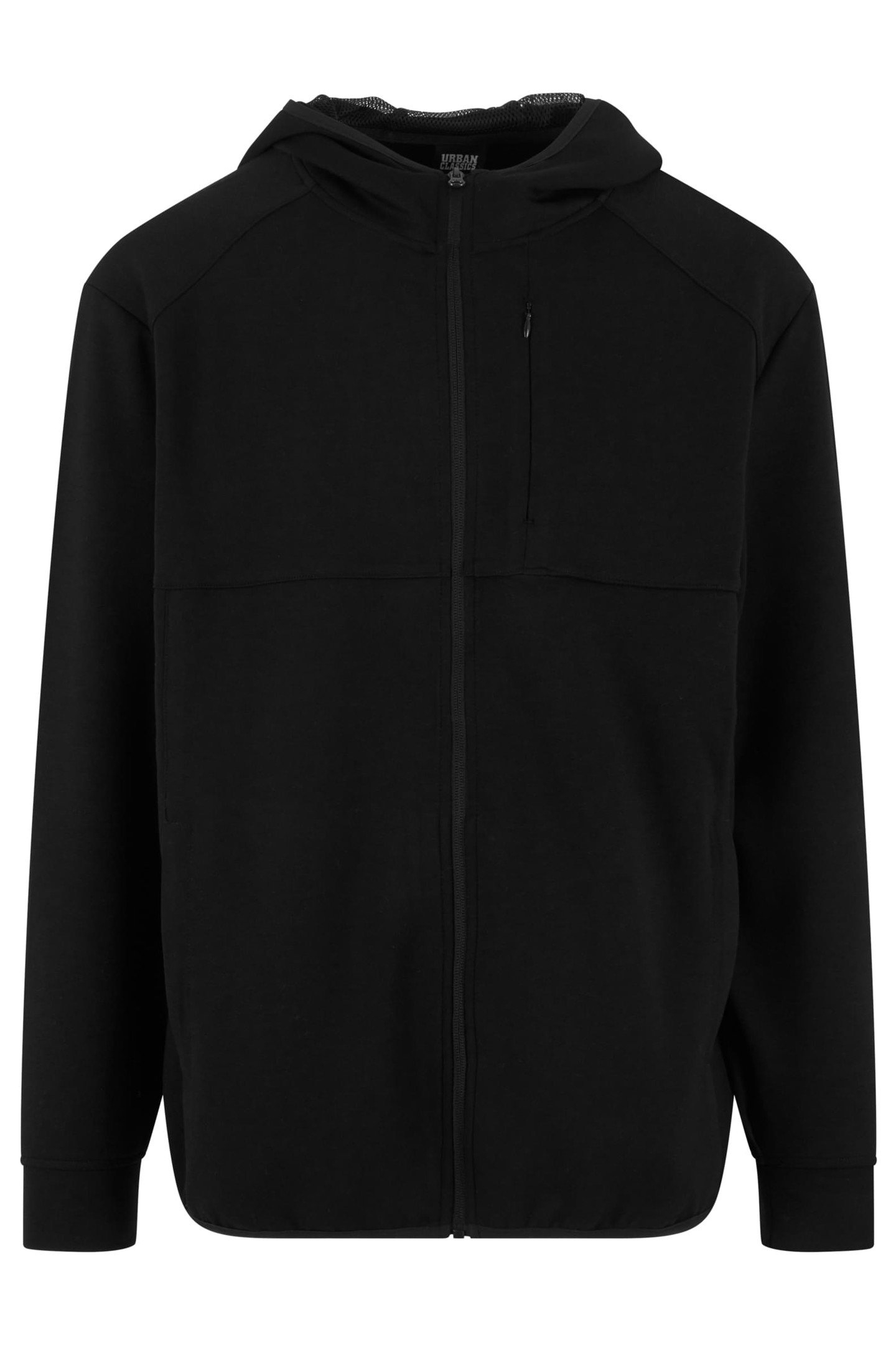 SCUBA ZIP POCKET HOODY BLACK 1