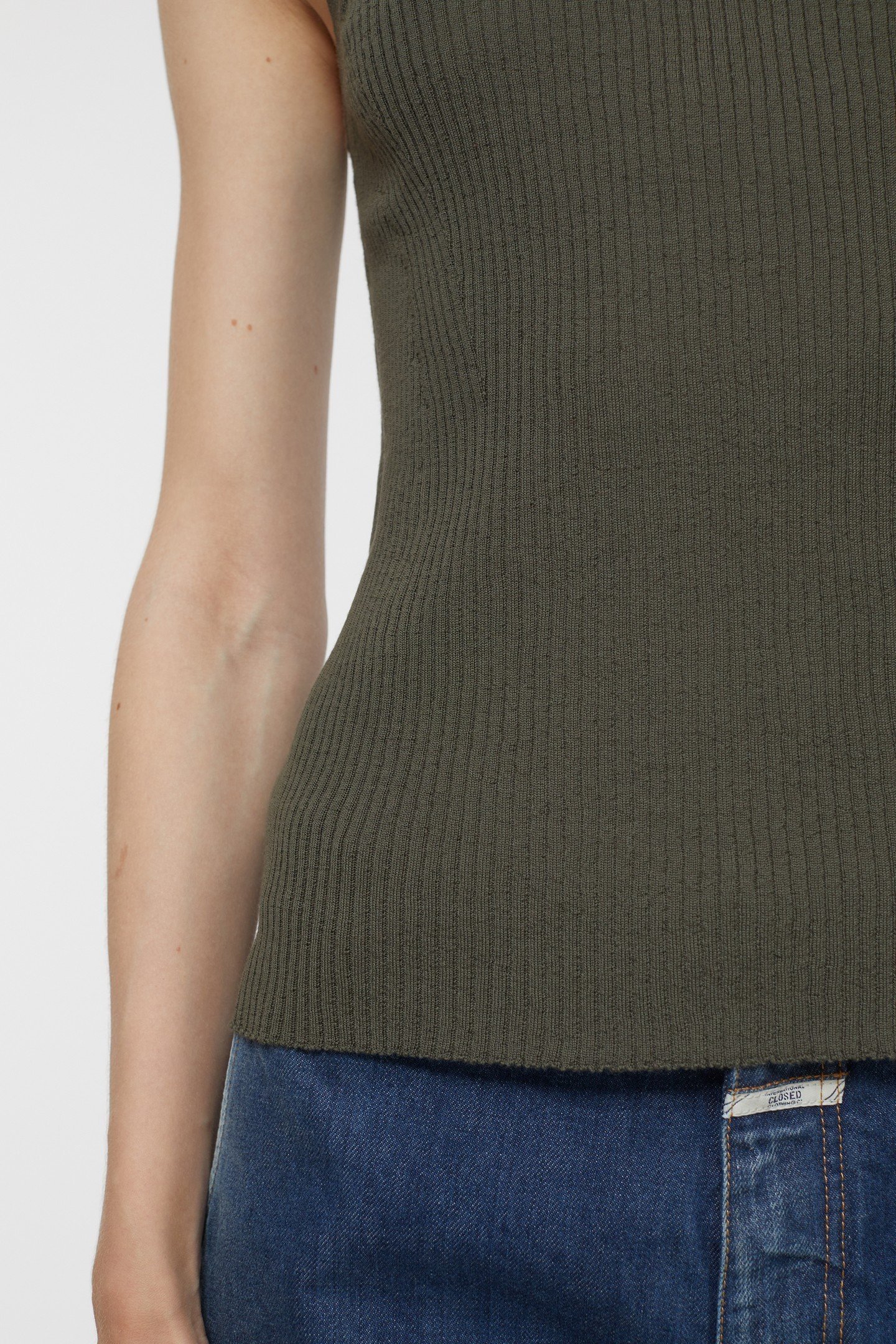 RACER TOP KNITS ARMY GREEN 6