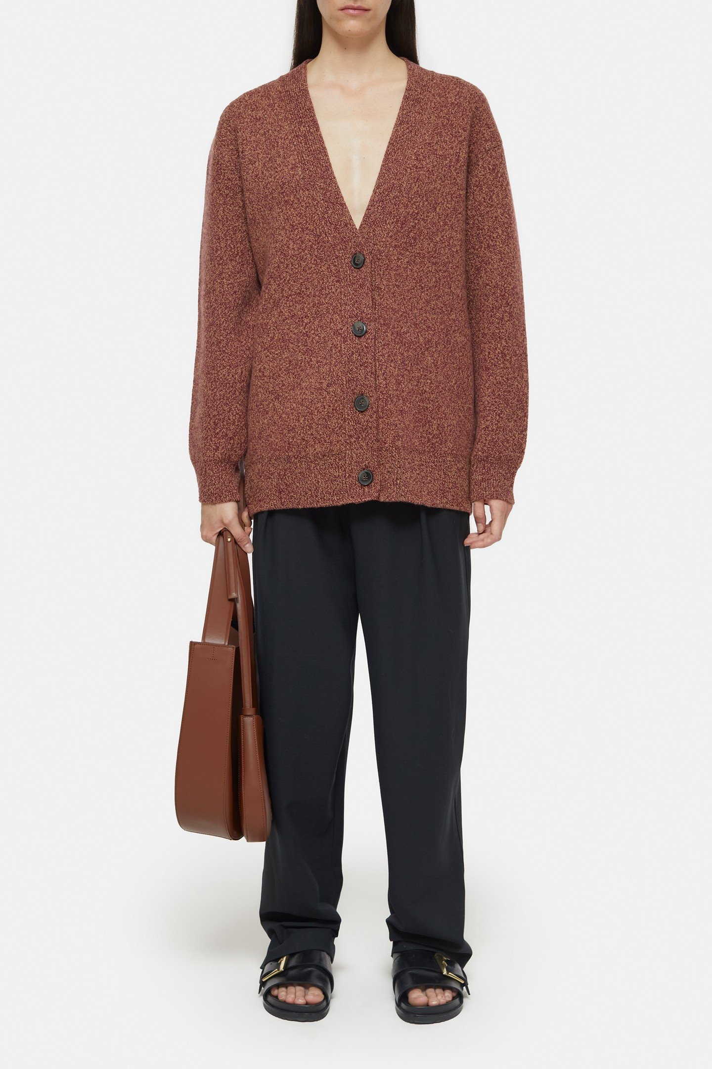 V CARDIGAN LONG SLEEVES KNITS JAM 5