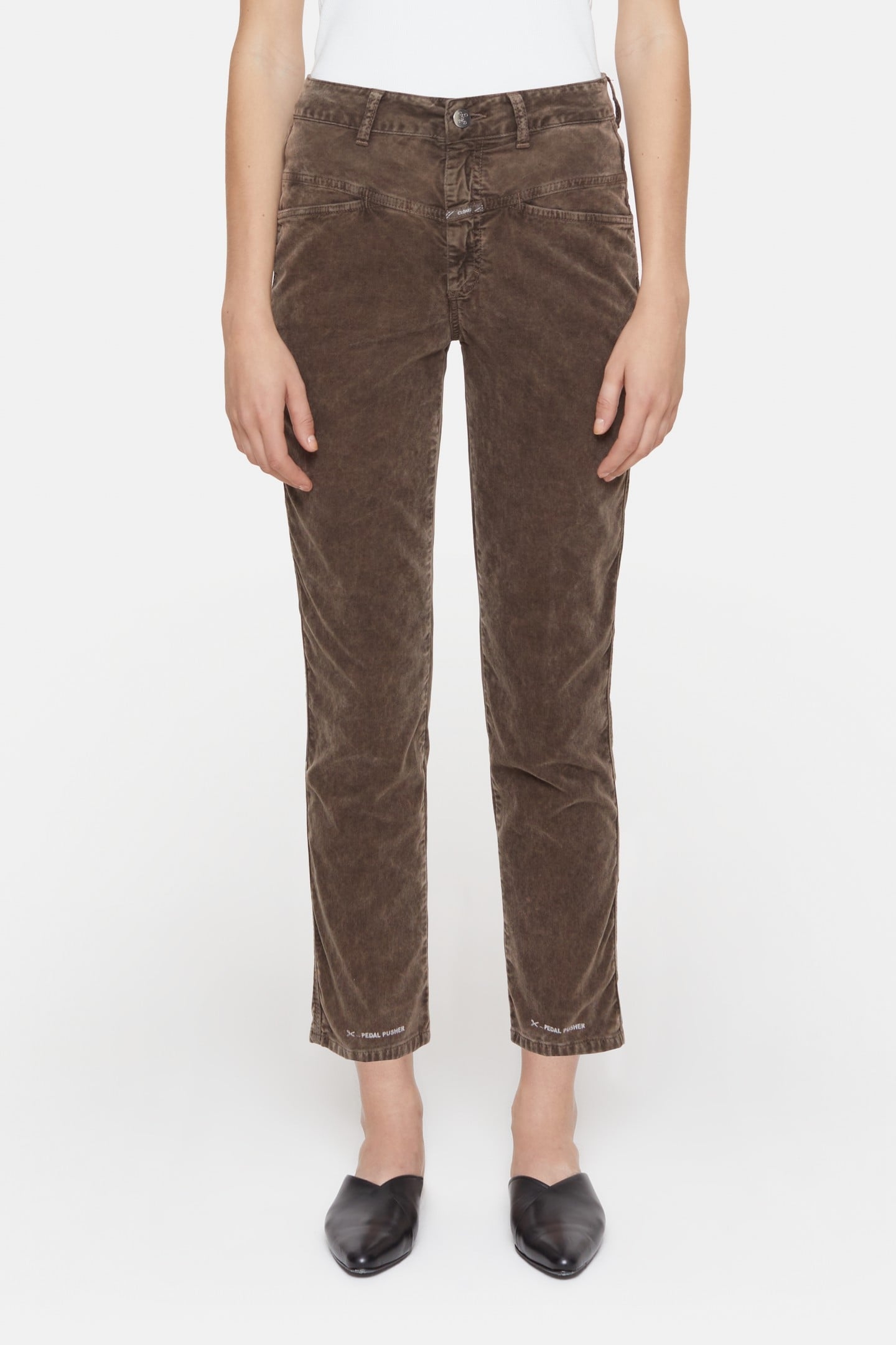 PEDAL PUSHER PANTS MOCHA 1
