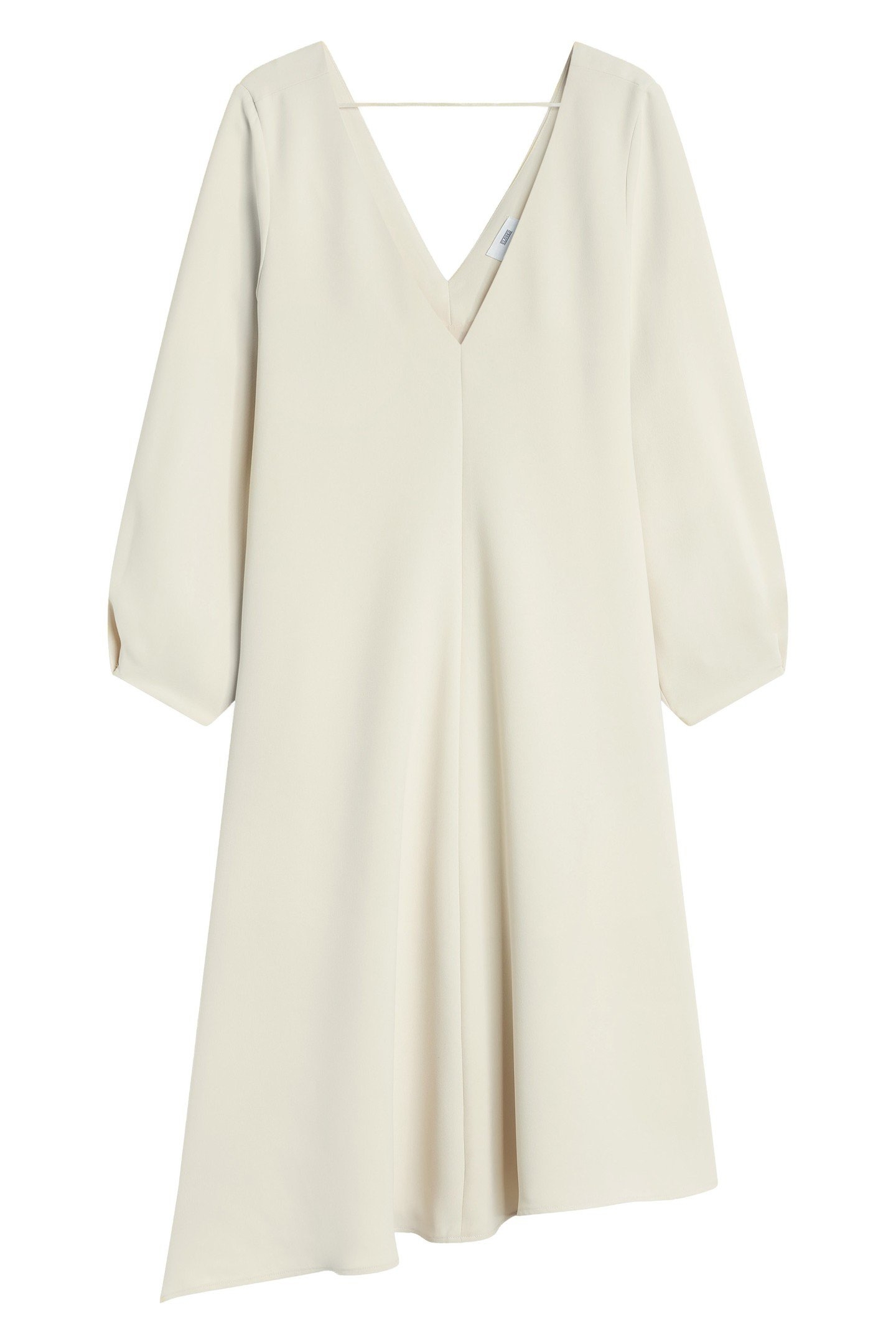 DEEP NECK LONG SLEEVE DRESS SHELL 2