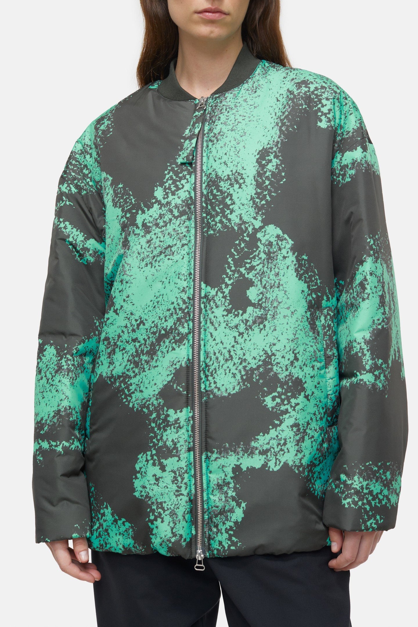 BOMBER JACKET GREEN WEED 2