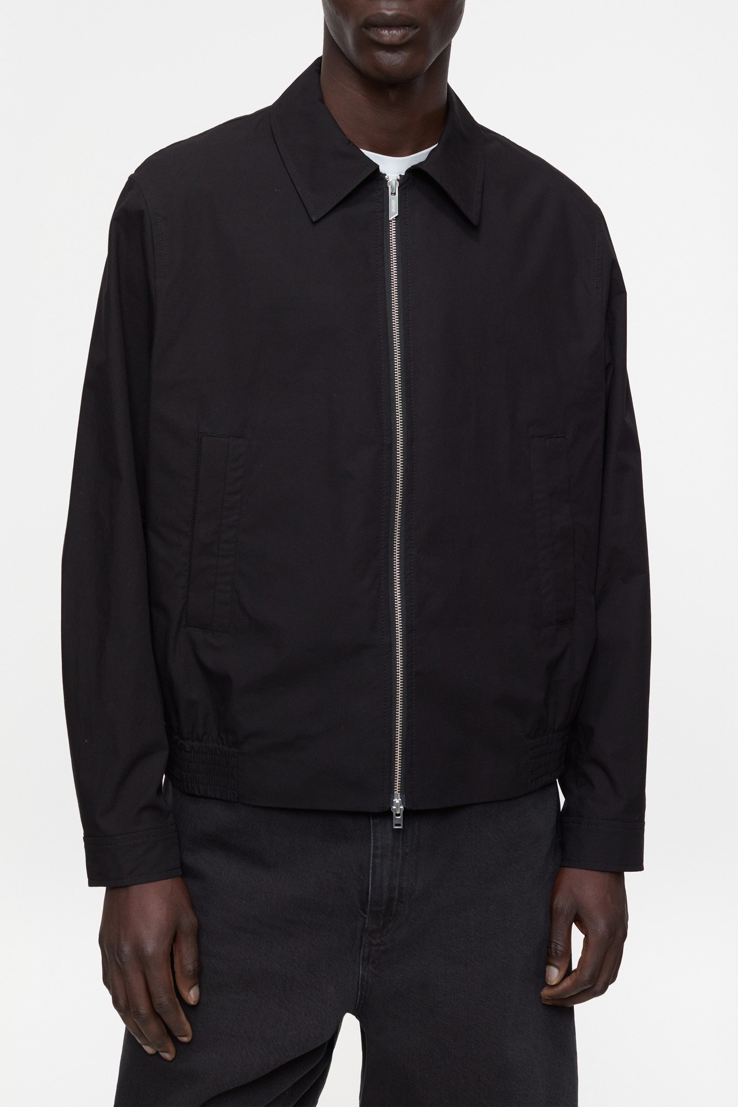 SHORT BLOUSON BLACK 1