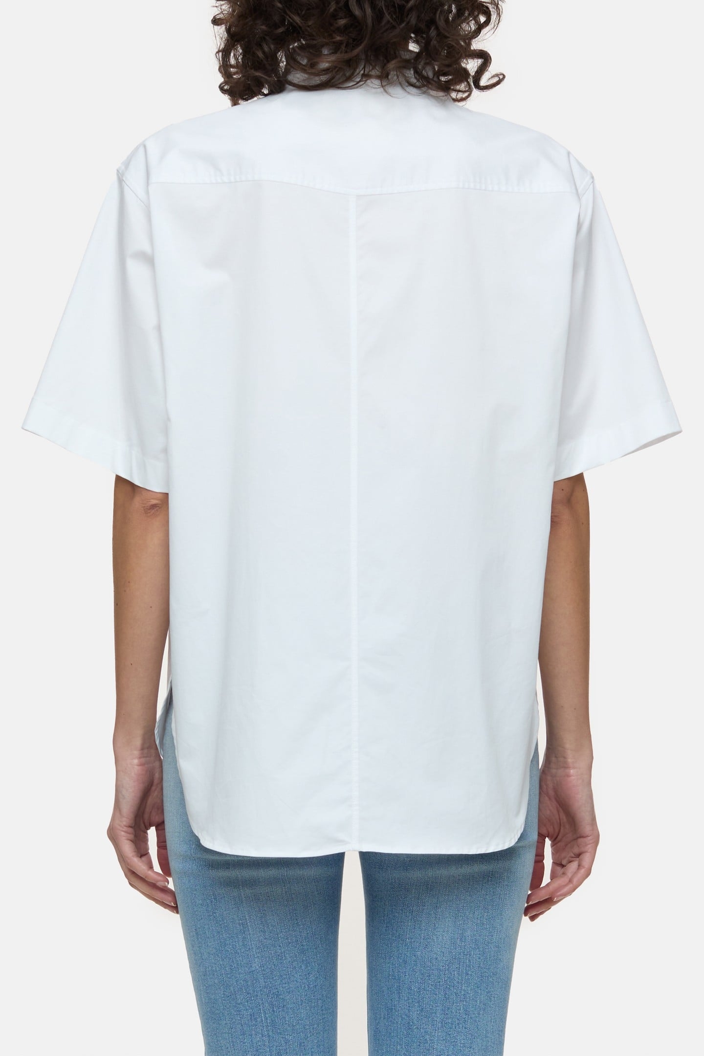 SHORT SLEEVE SHIRT & BLOUSES WHITE 2