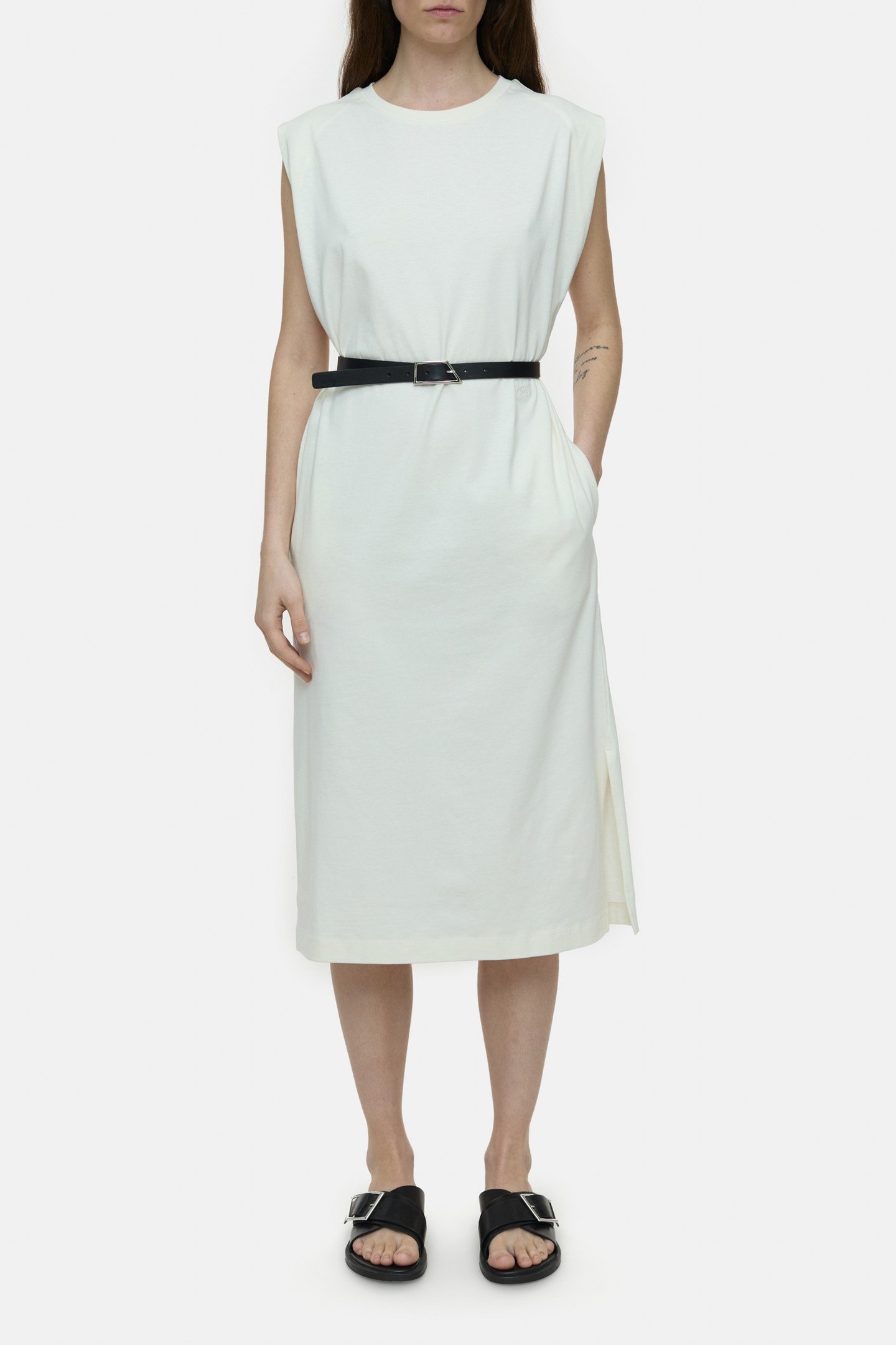 T-SHIRT DRESS IVORY 1