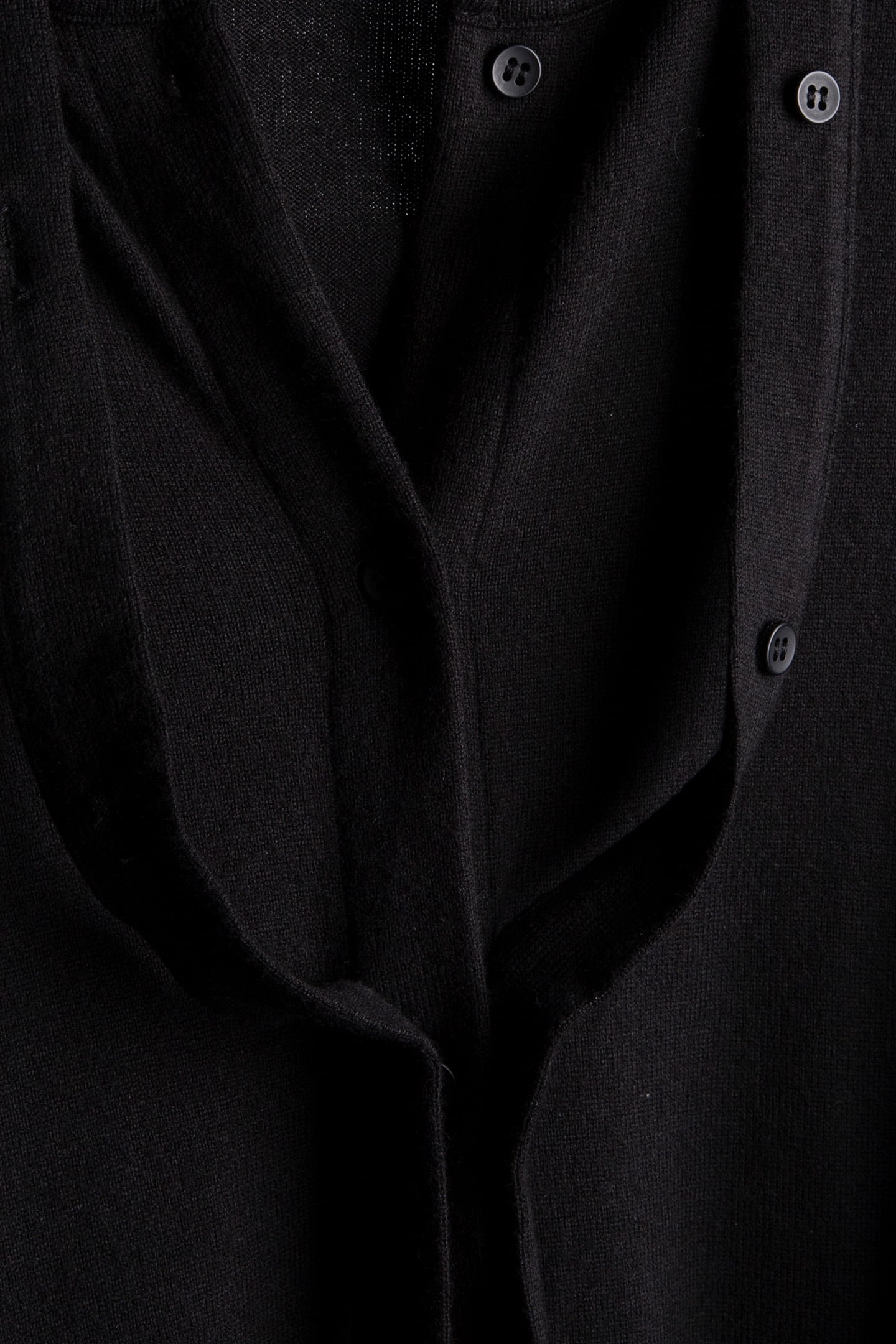 OTTOLINGER – DOUBLE CLOSURE KNIT CARDIGAN BLACK 4