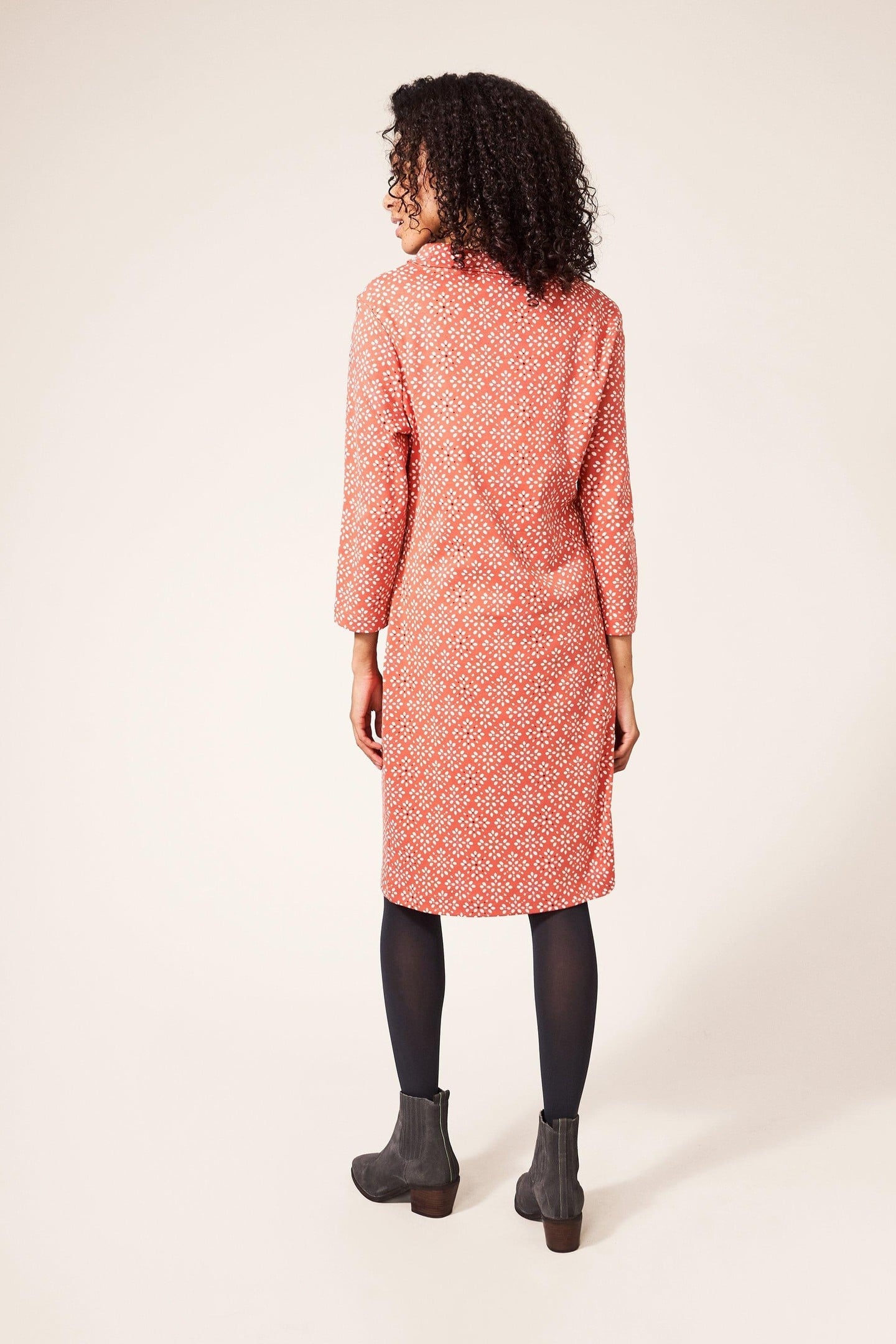 ANNA DRESS RED MULTI 2