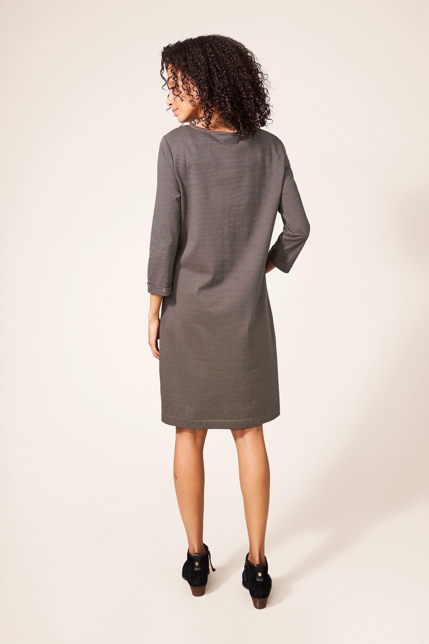 ALBIE DRESS NAVY MULTI 2