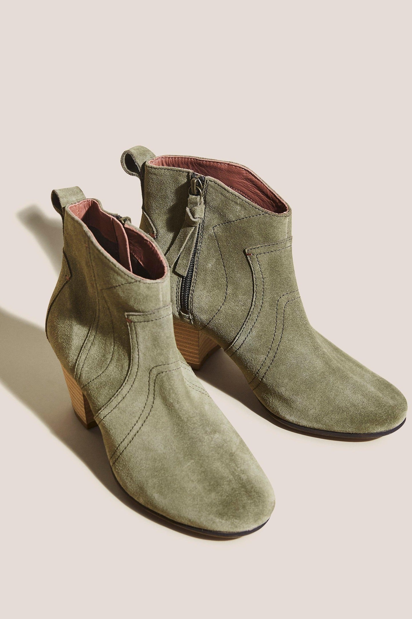WILHELMINA WESTERN BOOT KHAKI GREEN 2
