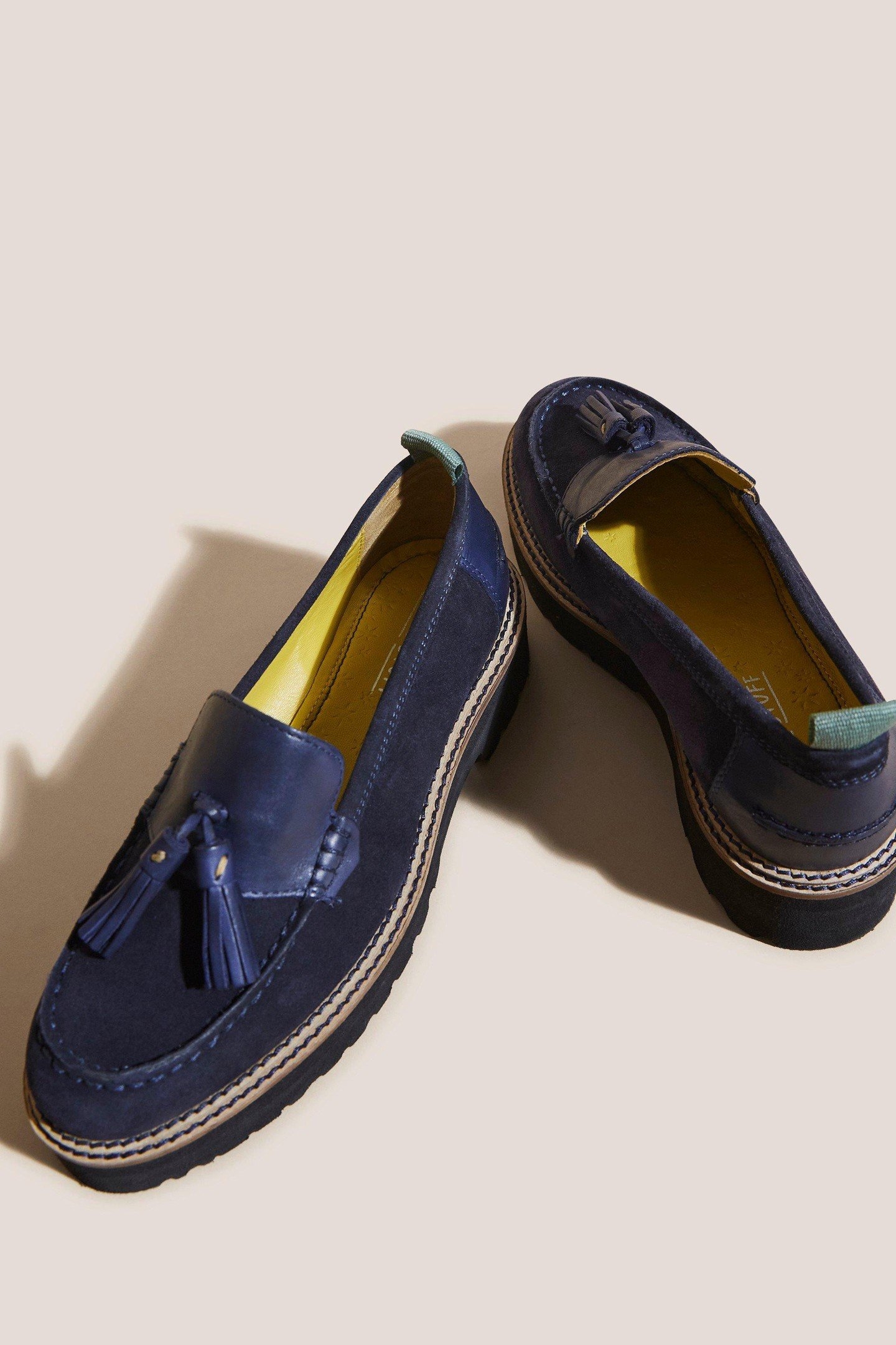 CHUNKY SUEDE LOAFER DARK NAVY 3
