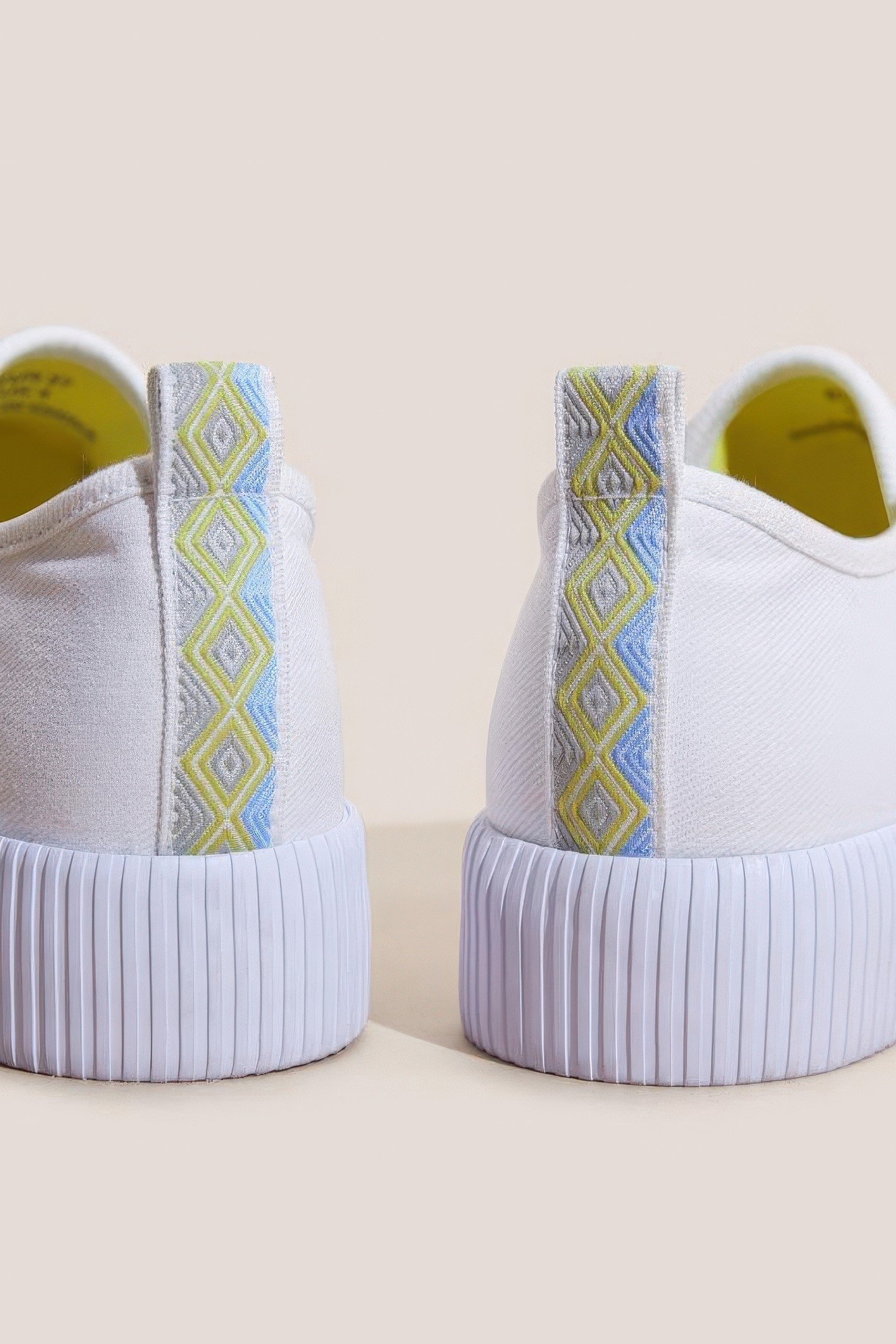 PIPER FLATFORM PLIMSOLL NATURAL WHITE 7